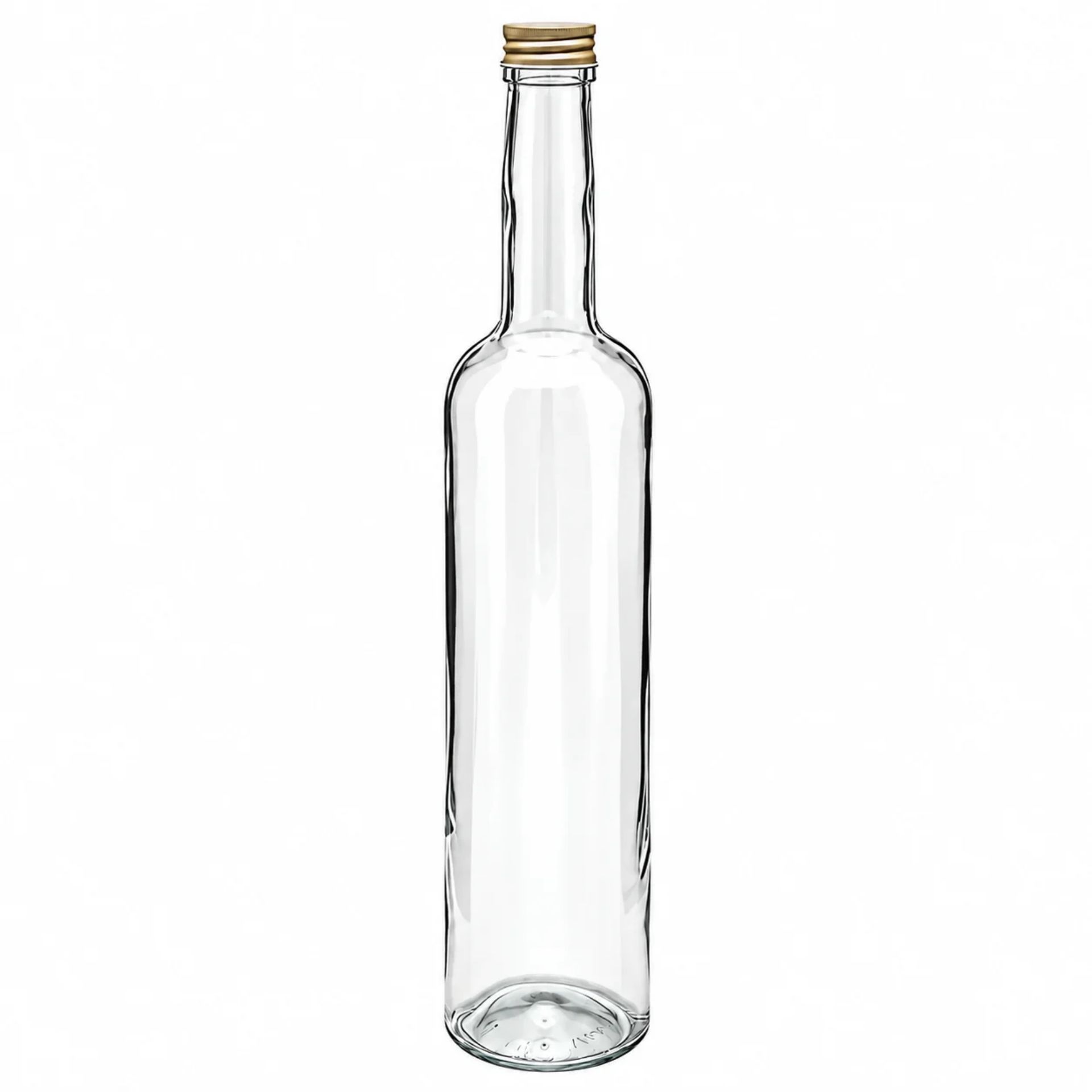 Glasflasche 500 ml rund