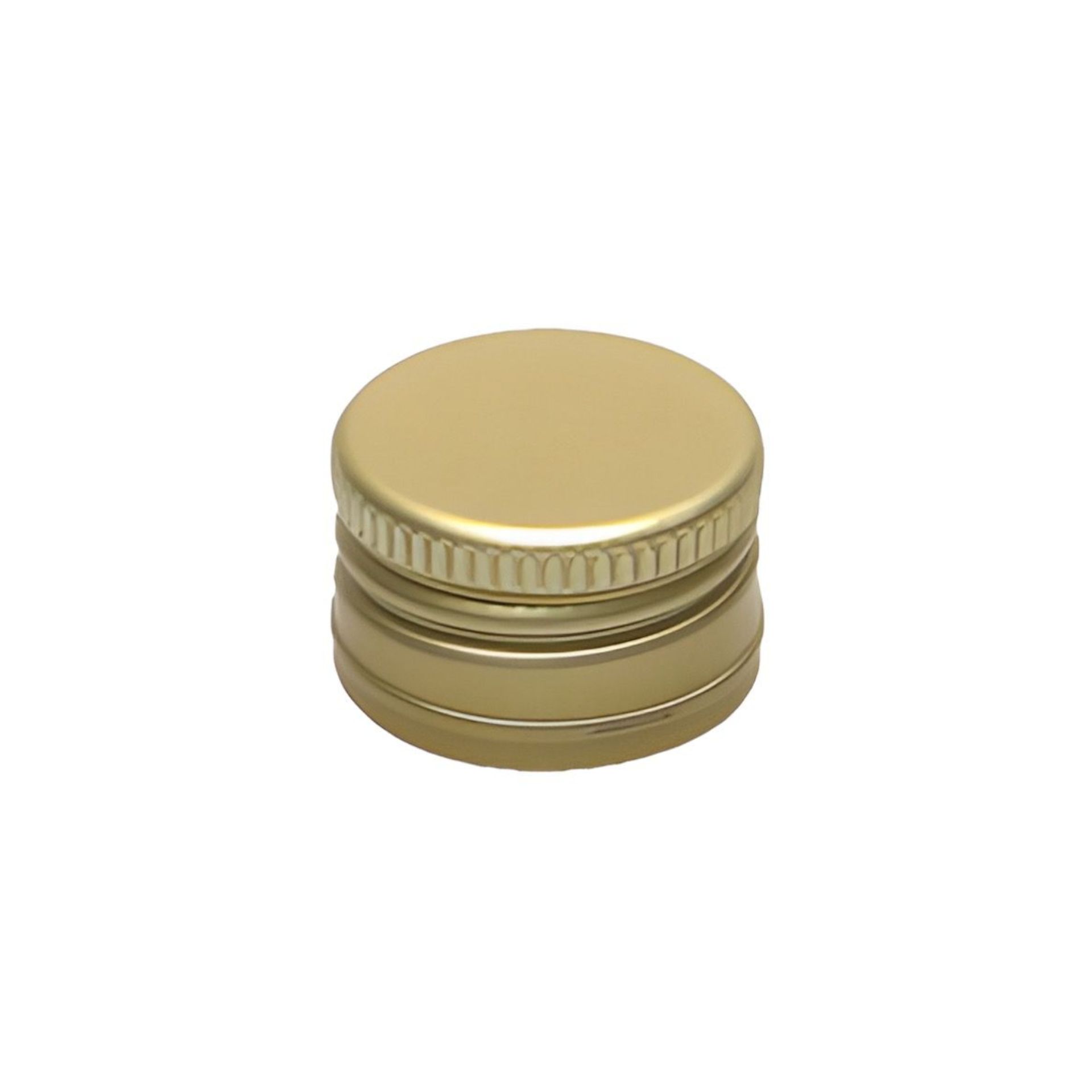 Schraubverschluss Deckel PP 22 Gold Aluminium