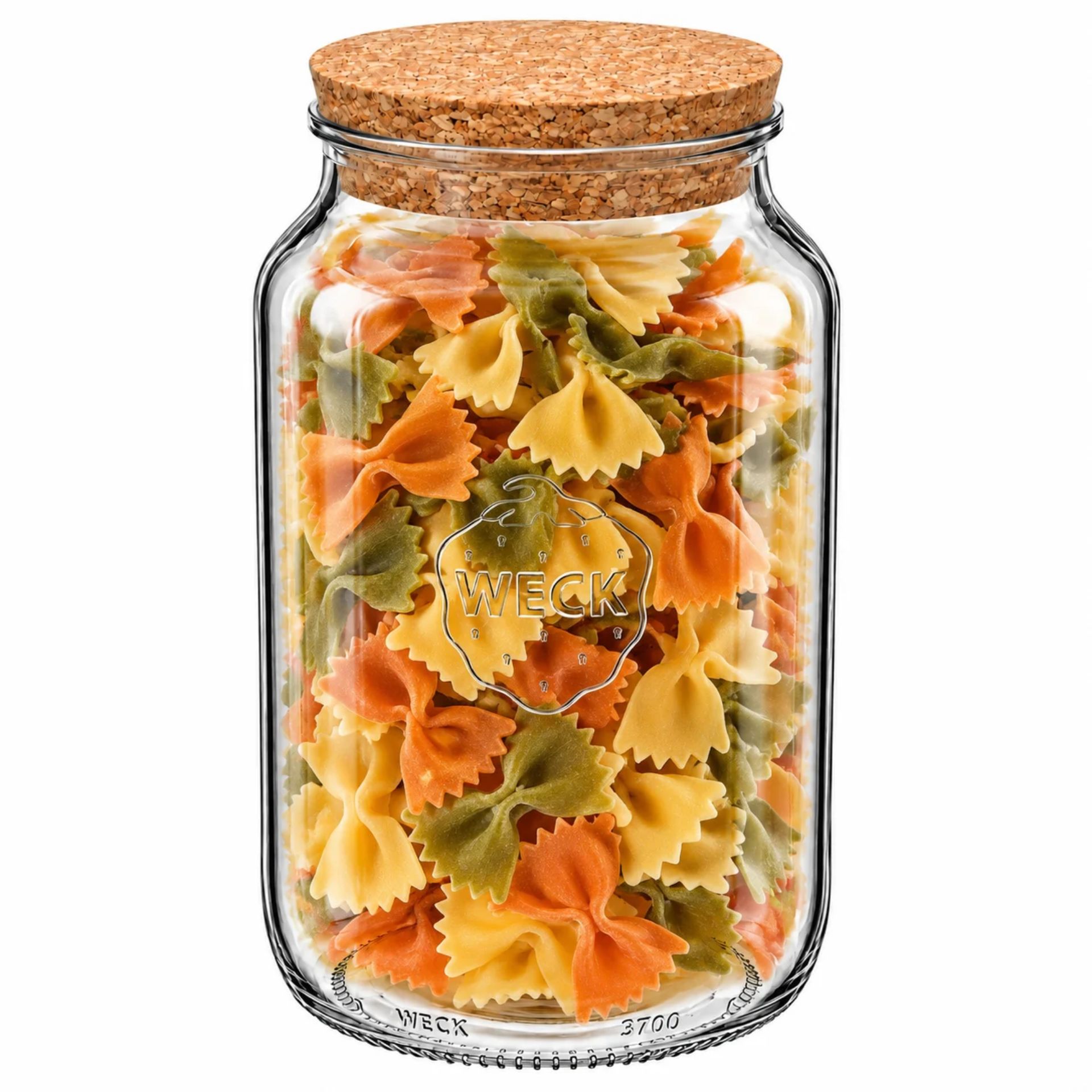 WECK Zylinderglas 3000 ml Vorratsglas mit Korken