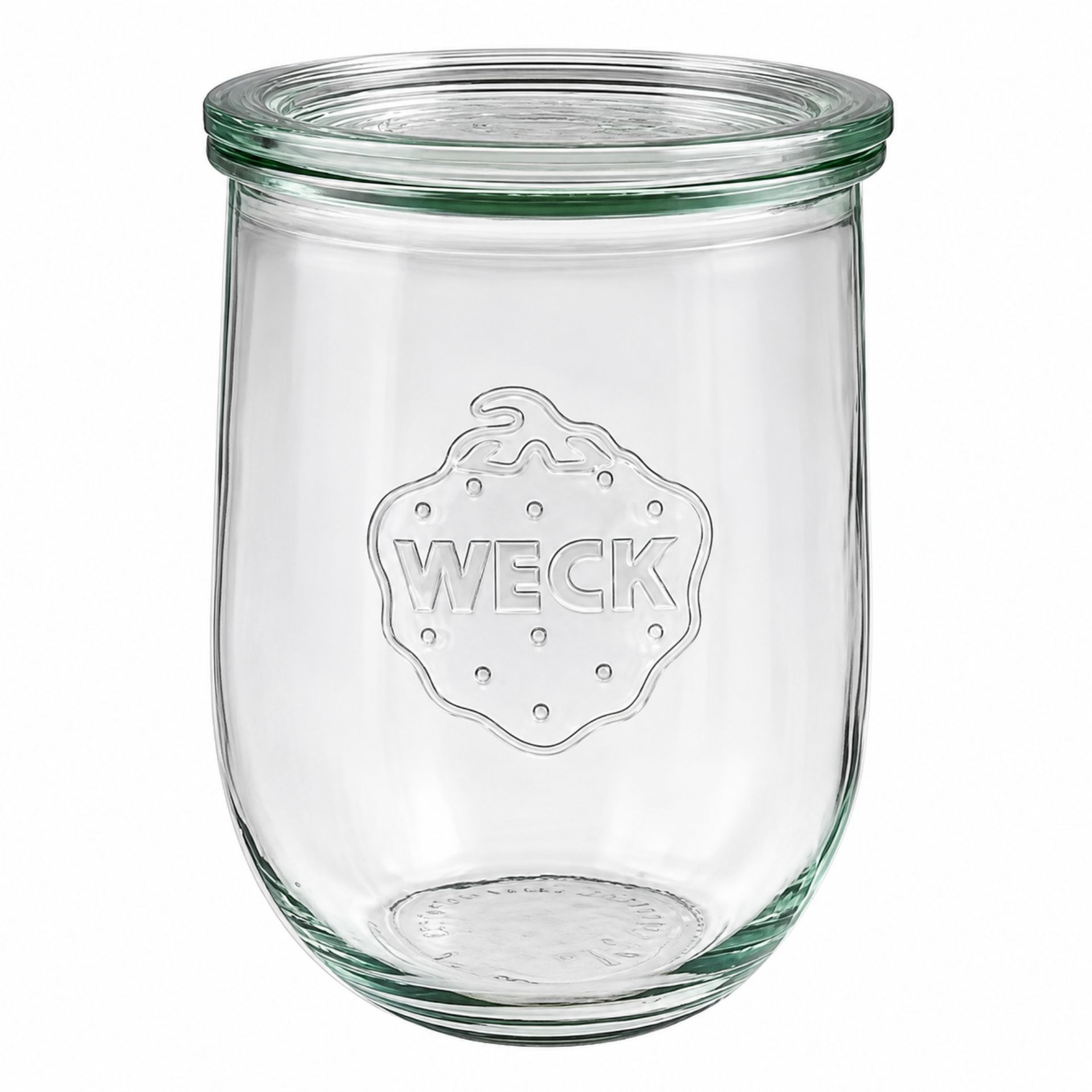 WECK Tulpenglas 1062 ml Rundrandglas mit Deckel