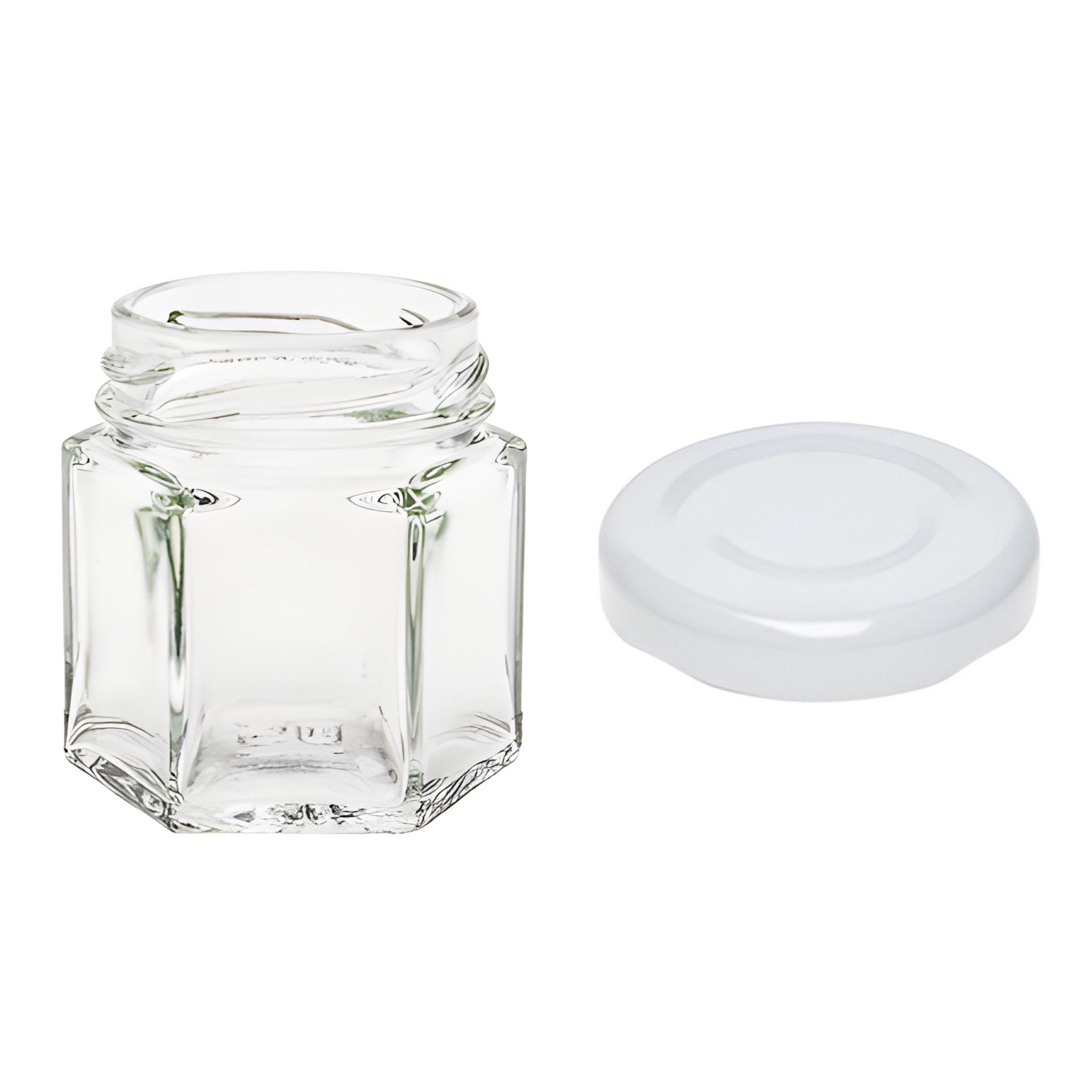 Einmachglas   47 ml Sechseckglas
