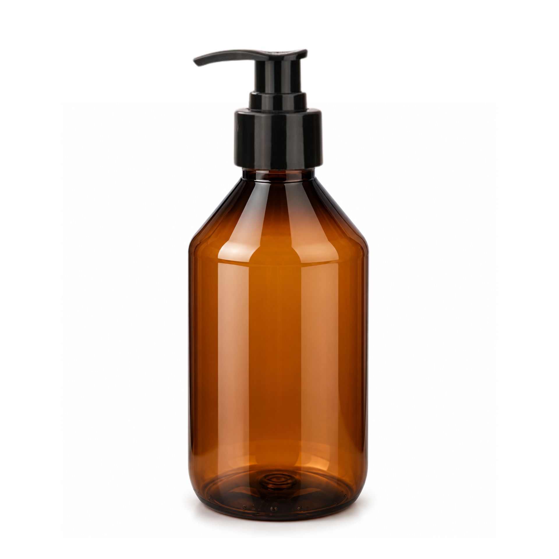 Seifenspender  250 ml braun Lotionspender PET Kunststoff