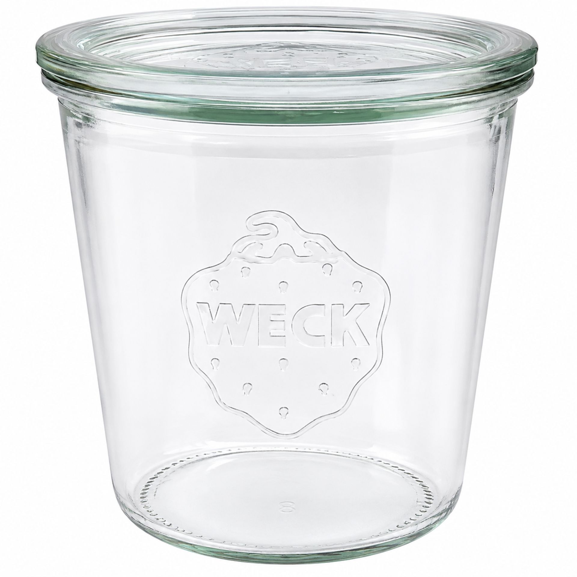 WECK Sturzglas  580 ml Einmachglas mit Deckel 1/2 Liter