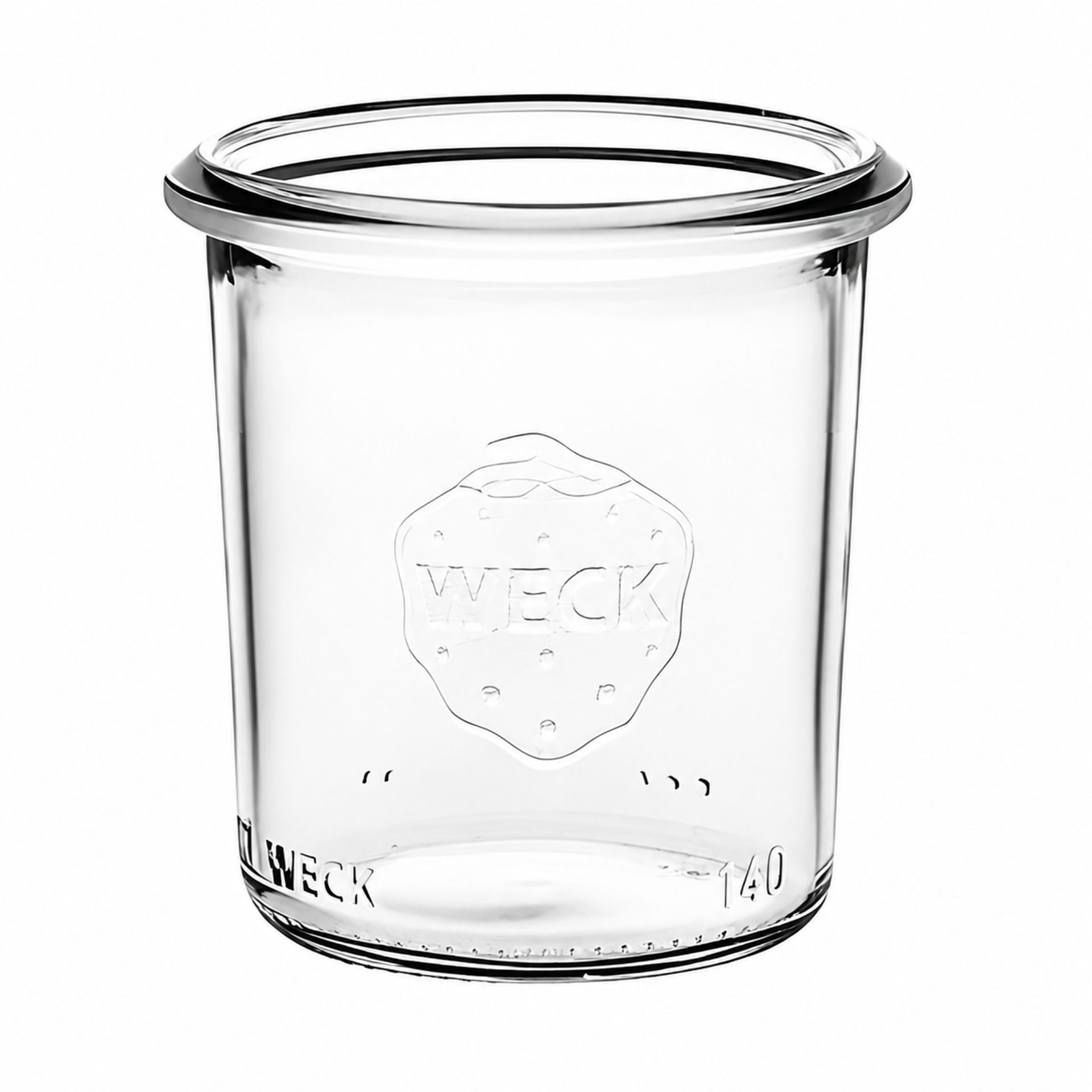 WECK Sturzglas  140 ml Einmachglas mit Deckel