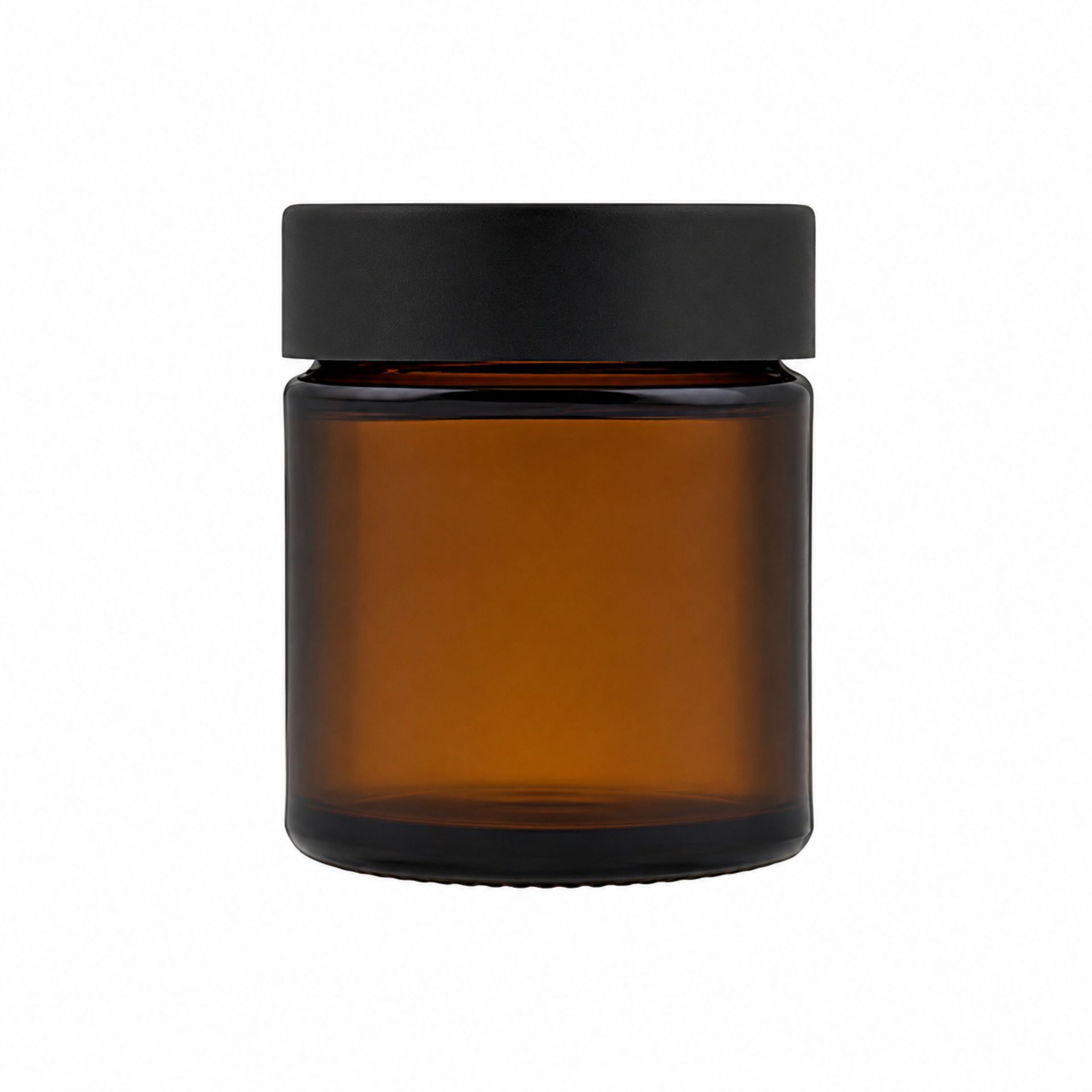 Glastiegel  30 ml Cremetiegel braun