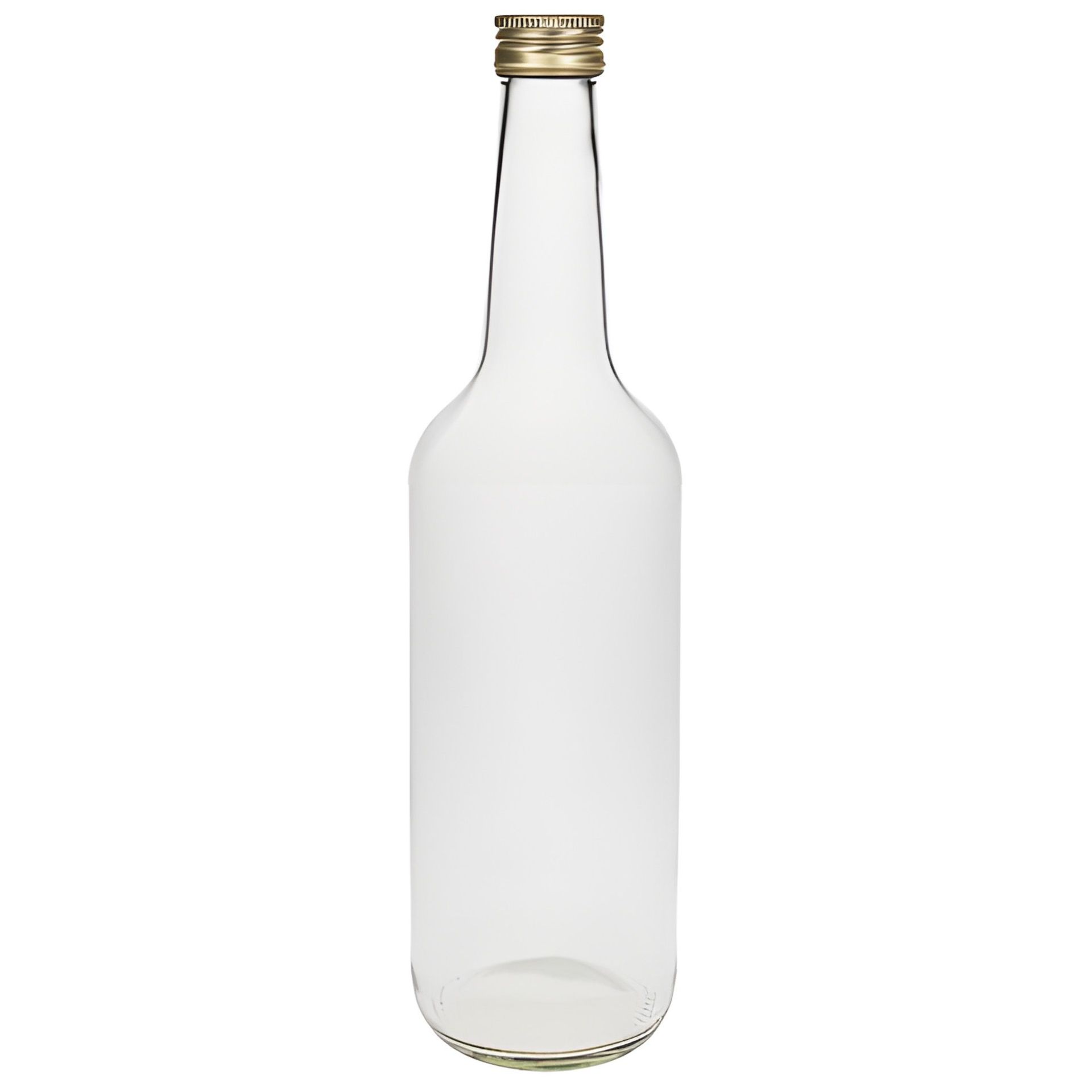 Glasflasche 700 ml rund