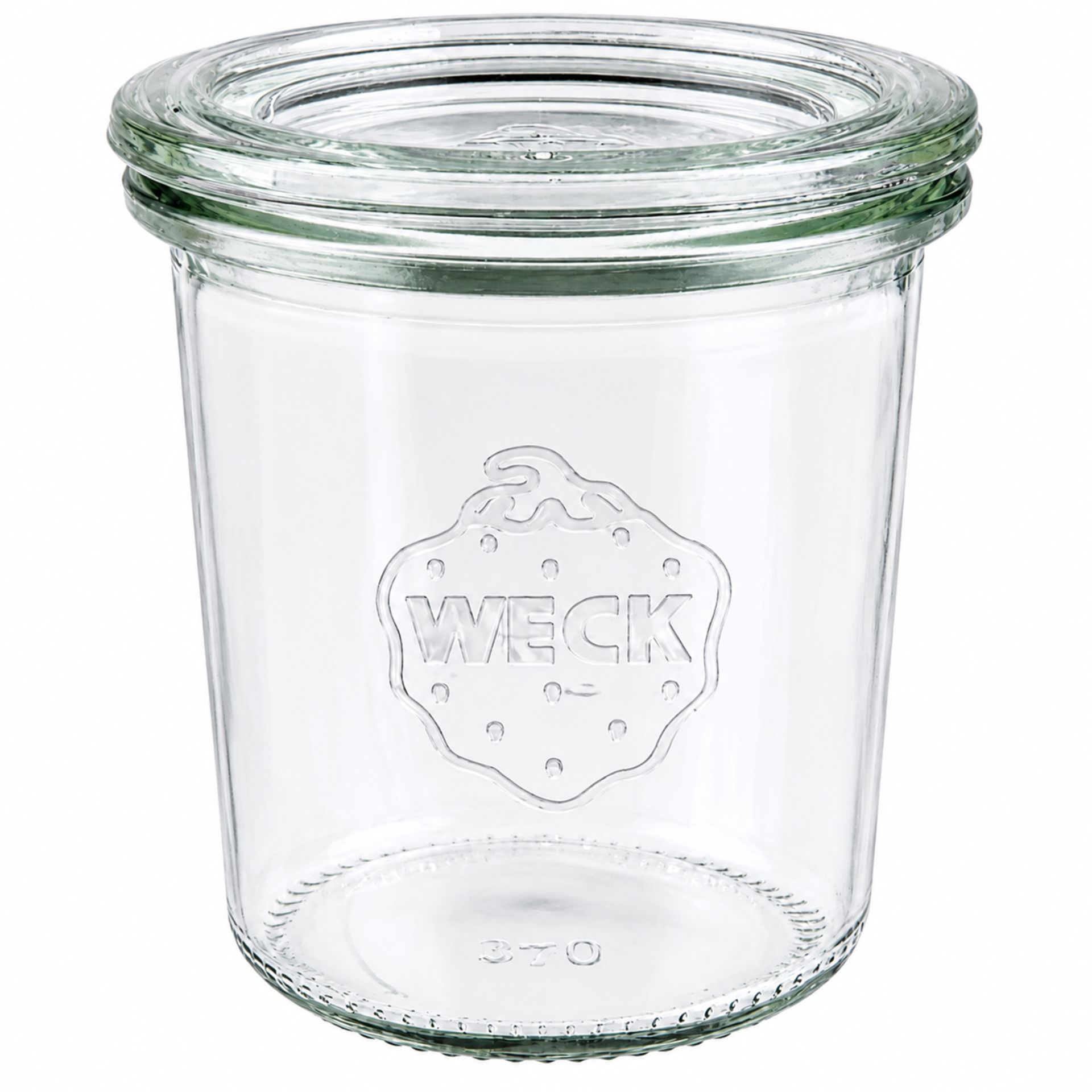 Weck Sturzglas 140 ml mit Deckel, Einmachglas, ideal zum Einmachen und Aufbewahren von Lebensmitteln, klar, hochwertiges Glasdesign, robust und wiederverwendbar.