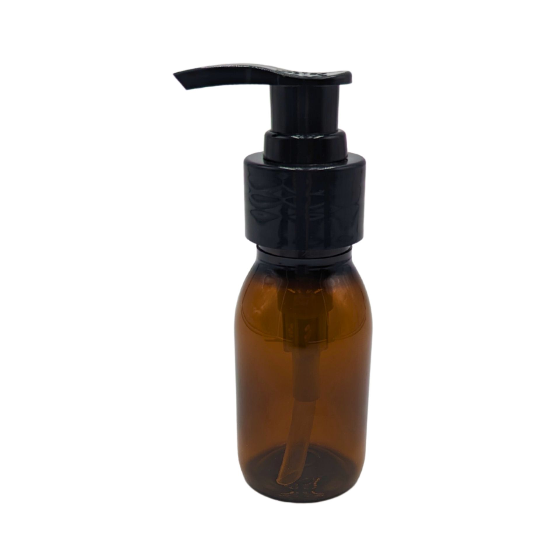 Seifenspender     50 ml braun Lotionspender PET Kunststoff