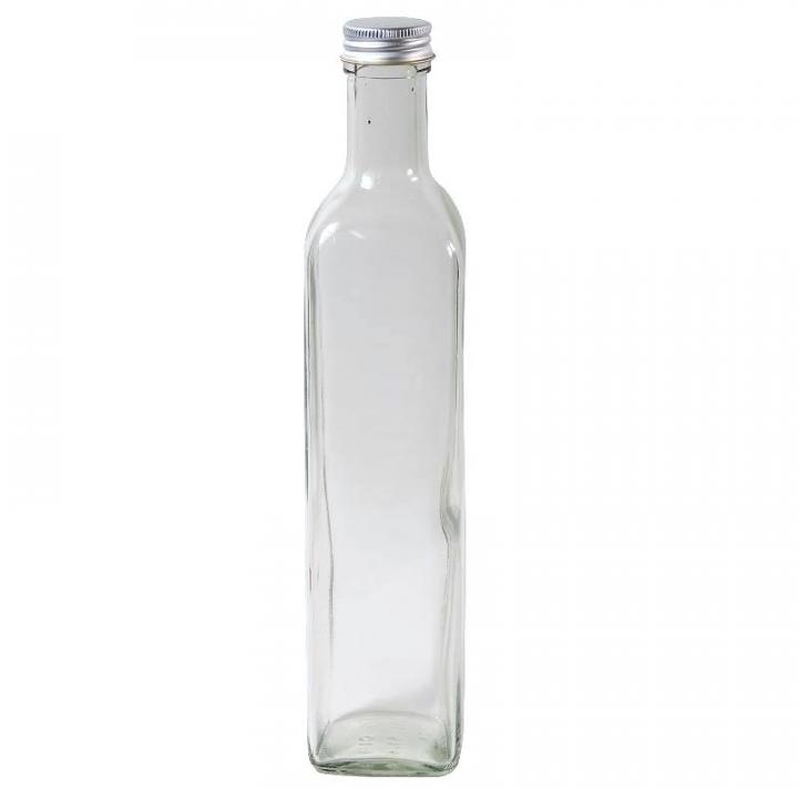 mikken Likörflasche 500 ml Ölflasche Glasflasche quadratisch kaufen