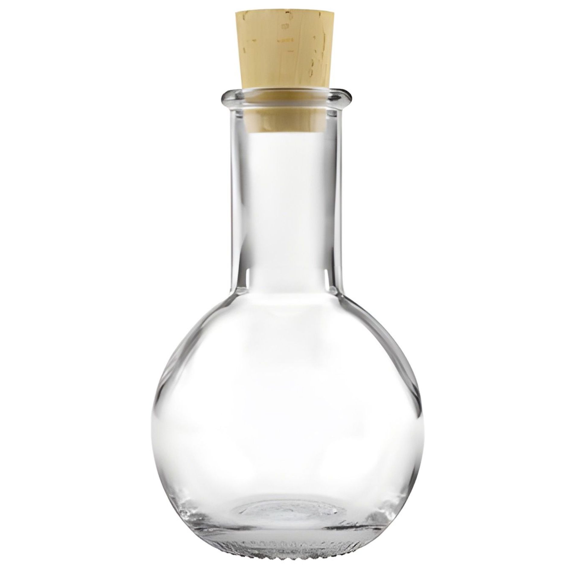 Glasflasche  100 ml Kugel mit Korken