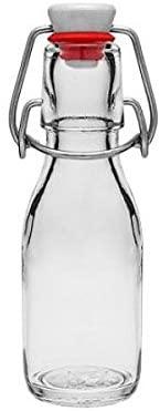 Glasflasche 100 ml mit Bügelverschluss 
