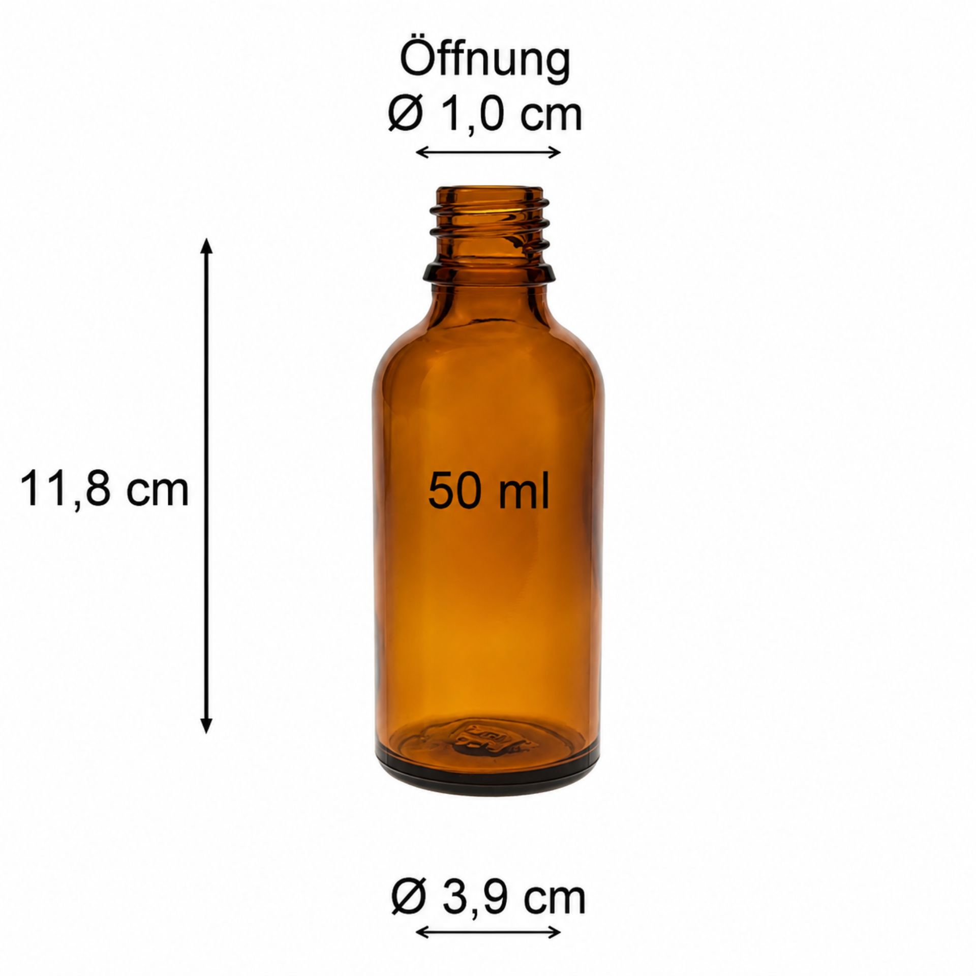 Braune 50 ml Sprühflasche mit Zerstäuber - Ideal für kosmetische Anwendungen und unterwegs, hochwertiges Design für präzise Dosierung von Flüssigkeiten.