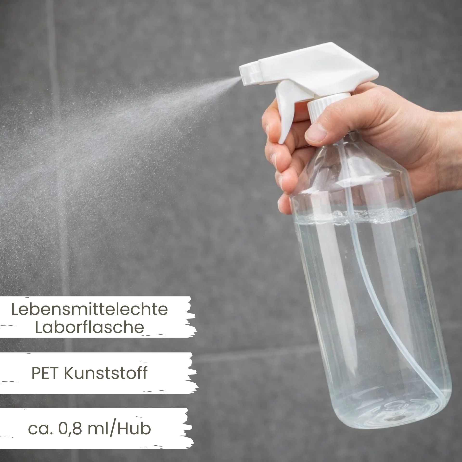 Sprühflasche 1000 ml PET Kunststoff