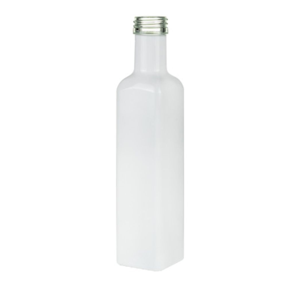 mikken weisse Glasflasche 250 ml Ölflasche mit Ausgiesser