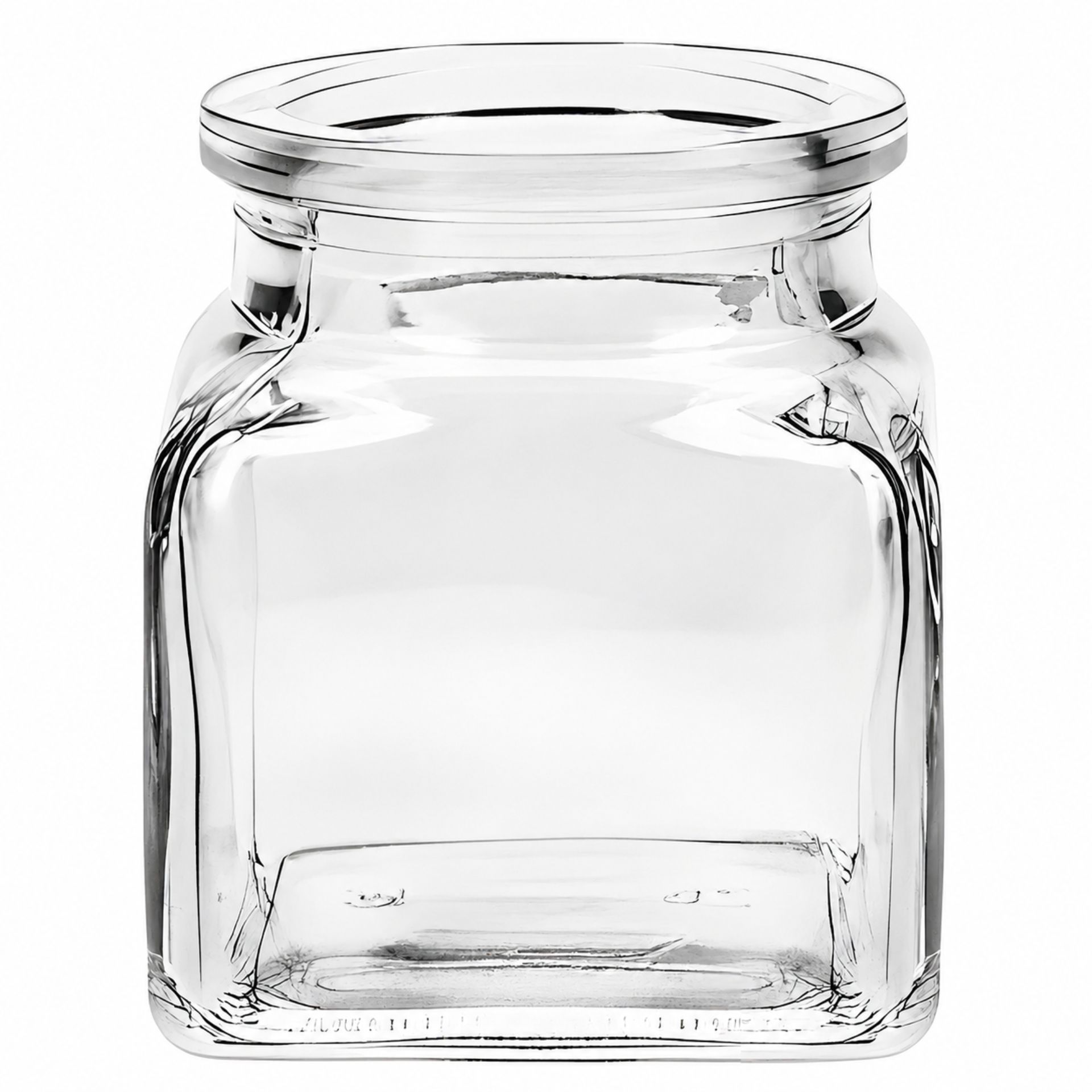 Gewürzglas  120 ml eckig mit Holzdeckel
