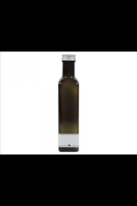 mikken Beschriftungsetiketten "Silber" für Flaschen Klebeetiketten für Glasflasche, Ölflaschen