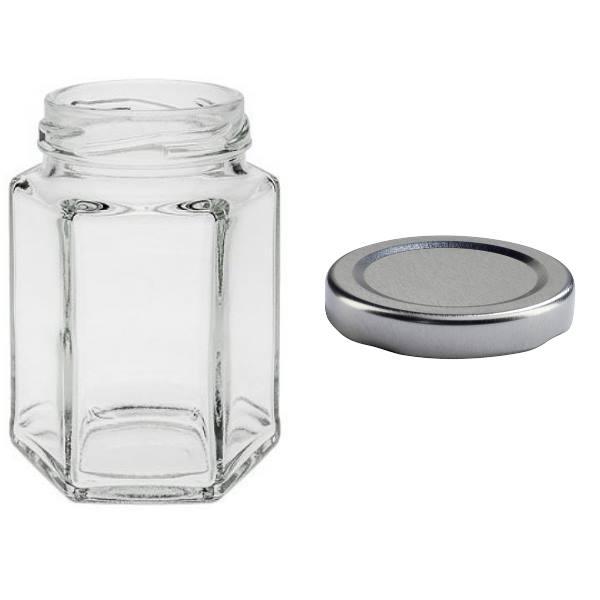 Einmachglas  110 ml Sechseckglas