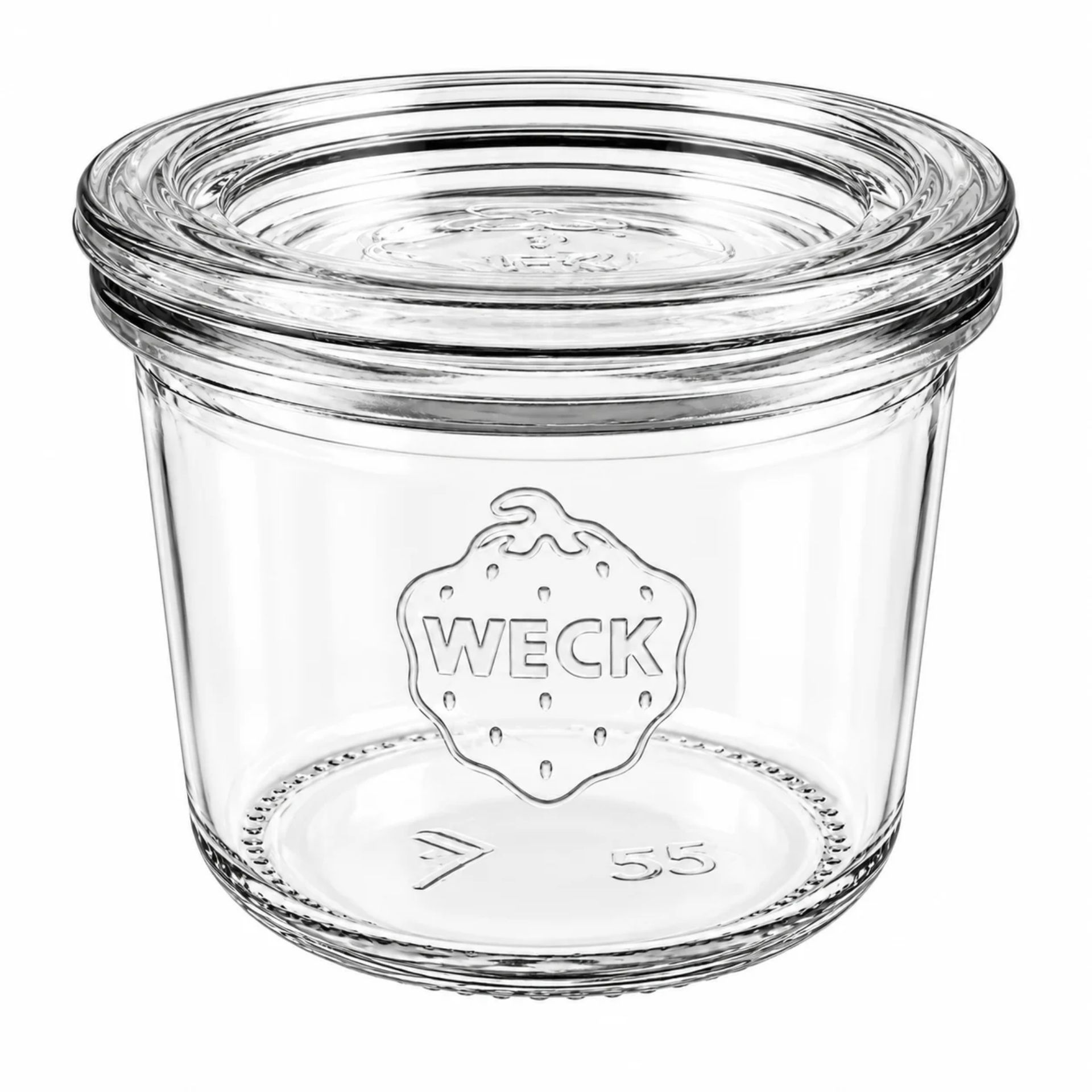 WECK Sturzglas   80 ml Mini Einmachglas mit Deckel