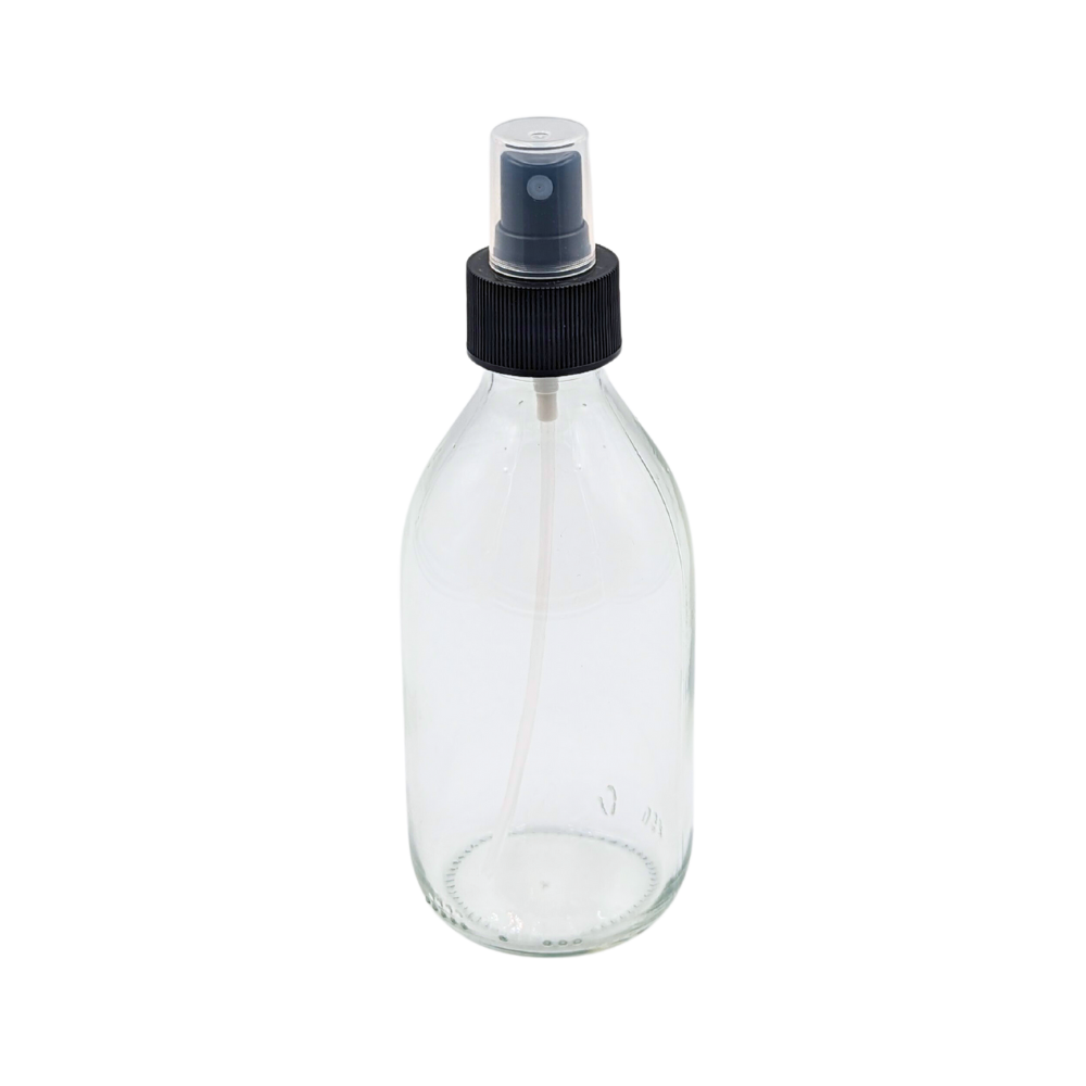 Sprühflasche  250 ml Glas mit Fingerzerstäuber