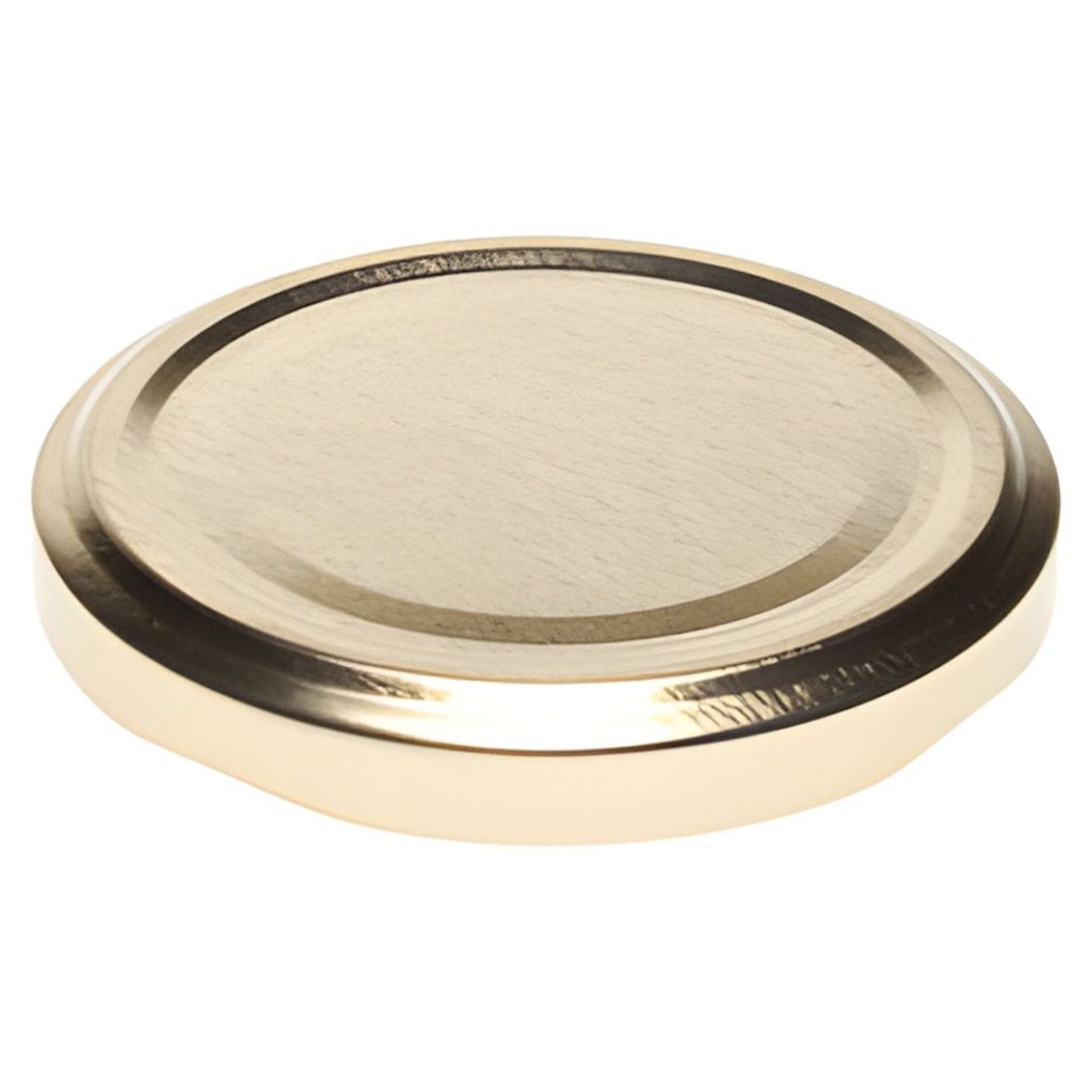 Twist-Off Deckel  TO 66/ 6,9 cm  Gold pasteurisierbar