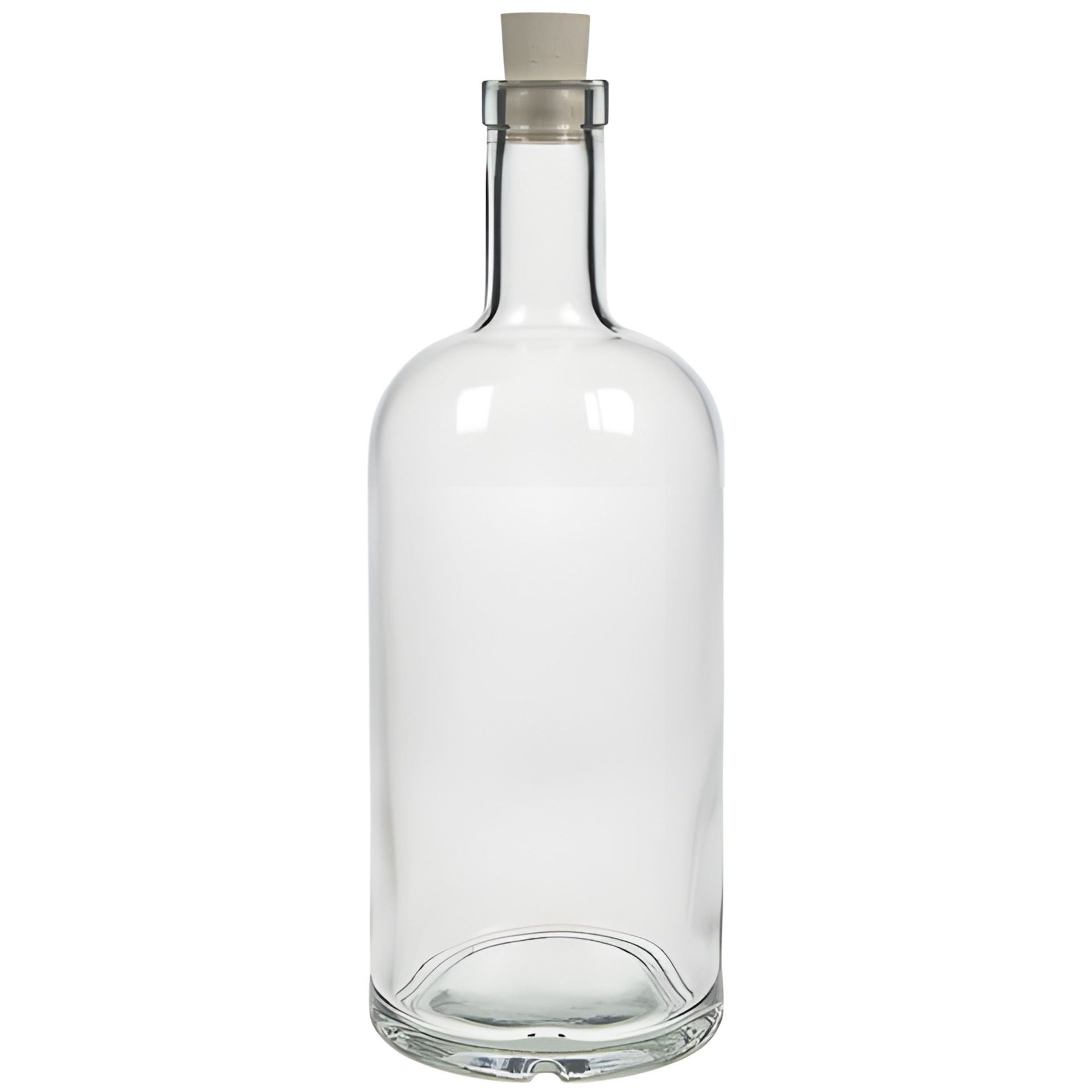 Glasflasche Weinflasche 1000 ml Saftflasche klassisch