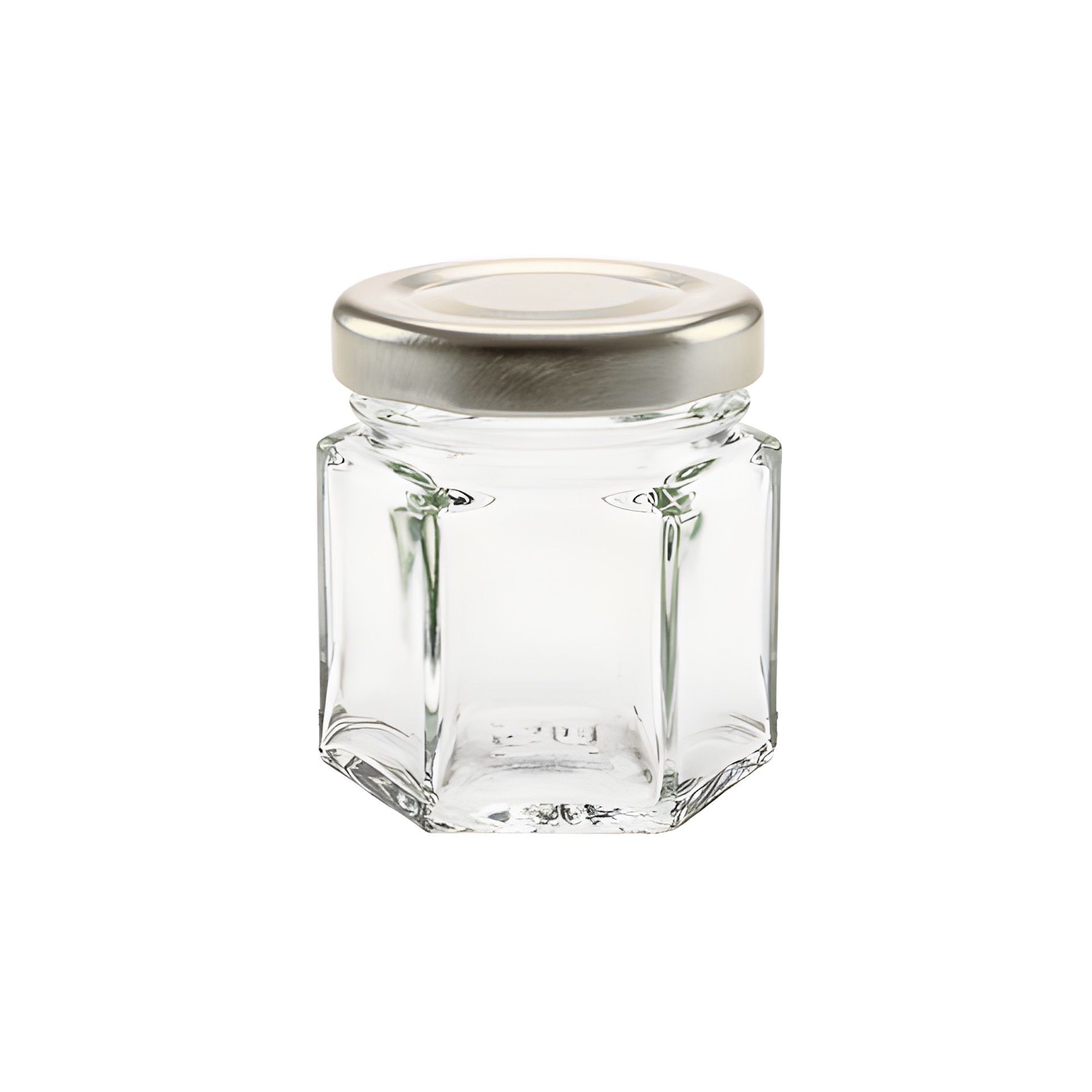 Einmachglas   47 ml Sechseckglas