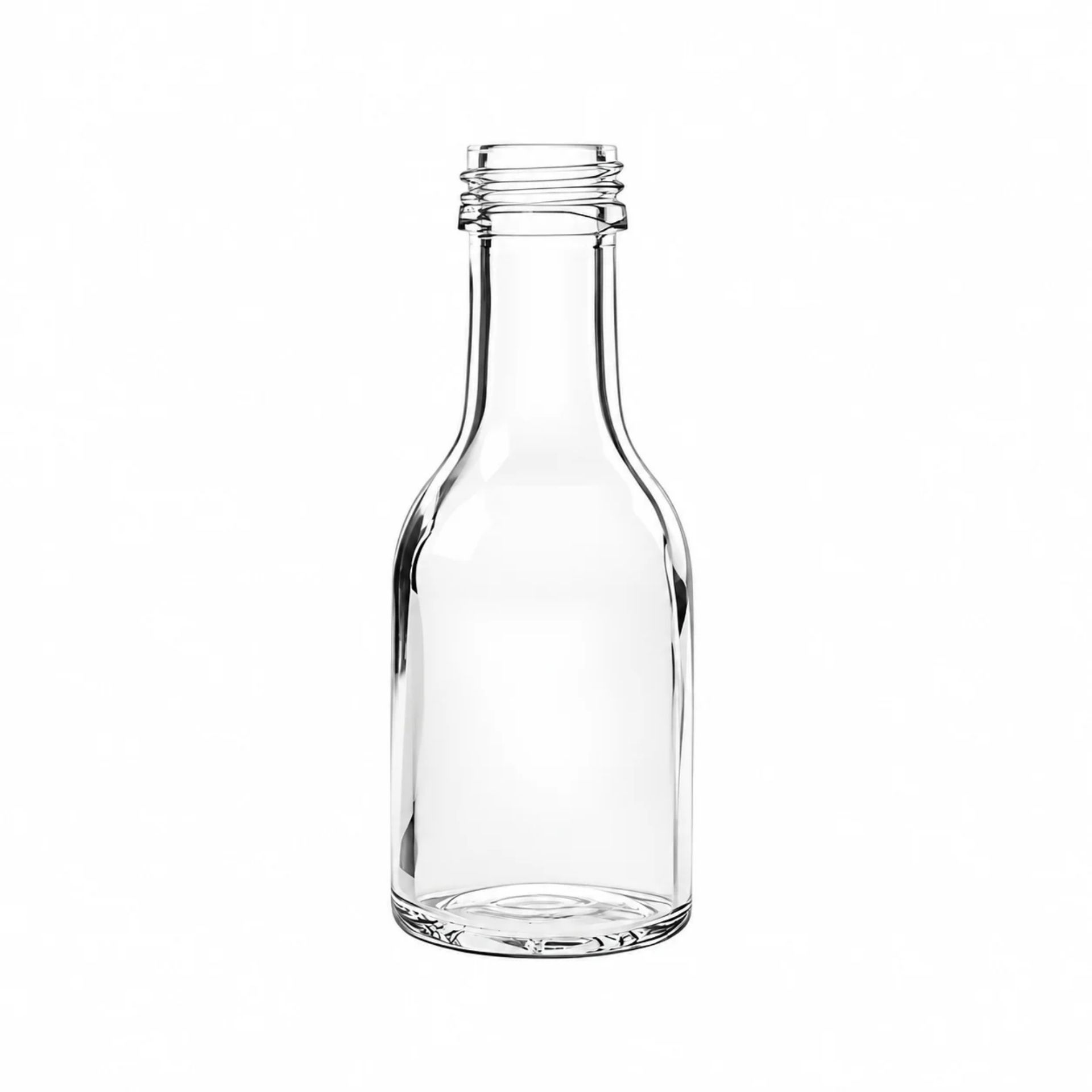Glasflasche  100 ml Geschenkflasche mit Schraubverschluss