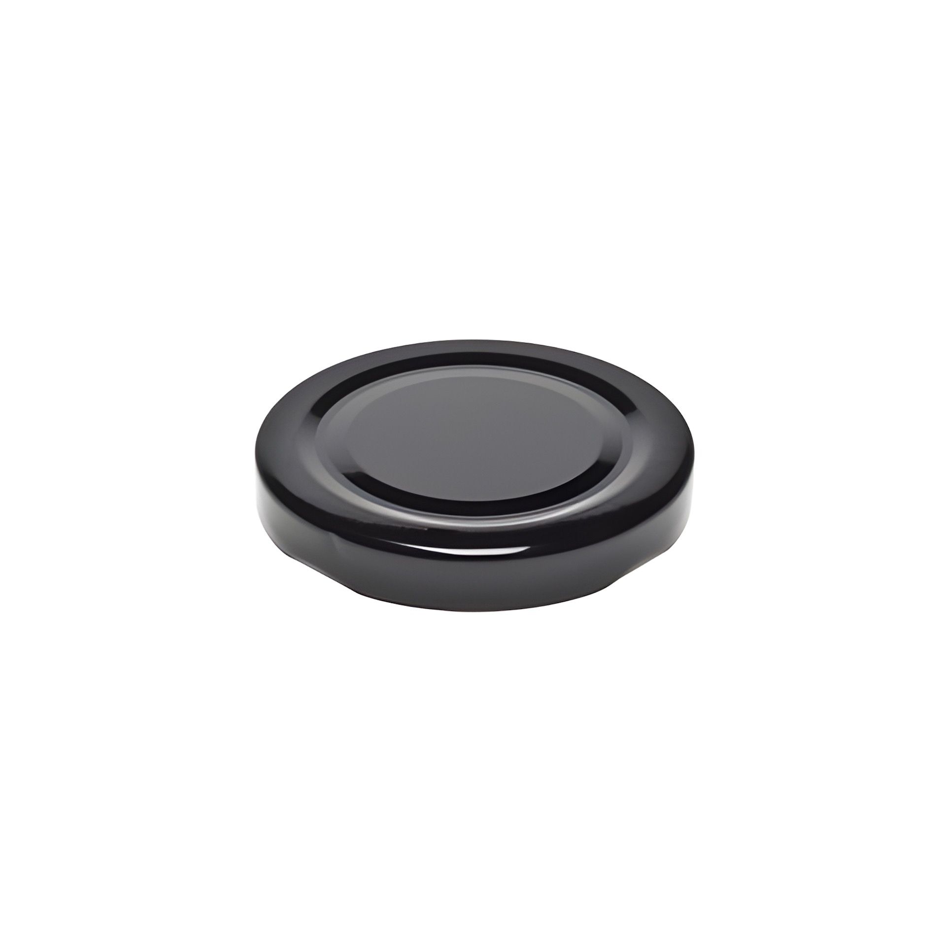 Twist-Off Deckel  TO 58 / 6 cm schwarz pasteurisierbar