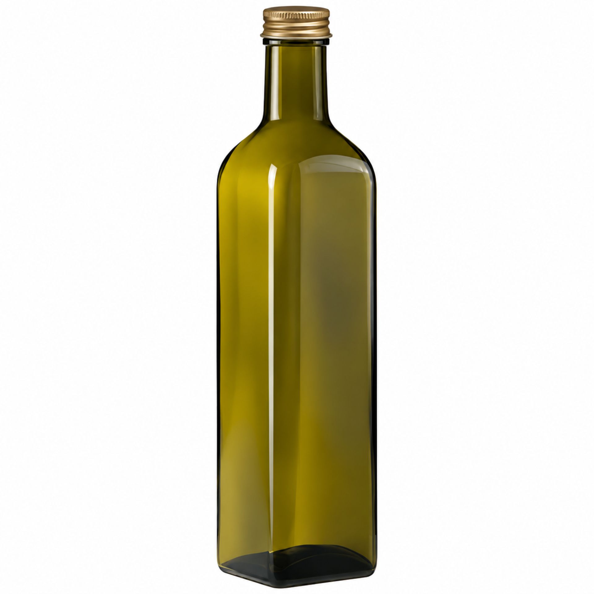 Ein grünes Glas mit Schraubverschluss und abgerundetem Design, ideal für Lebensmittelaufbewahrung oder Dekoration.