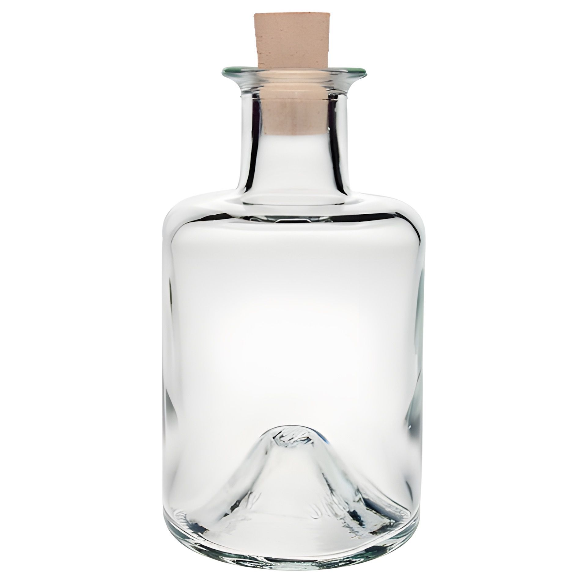Glasflasche 200 ml Apothekerflasche mit Korken