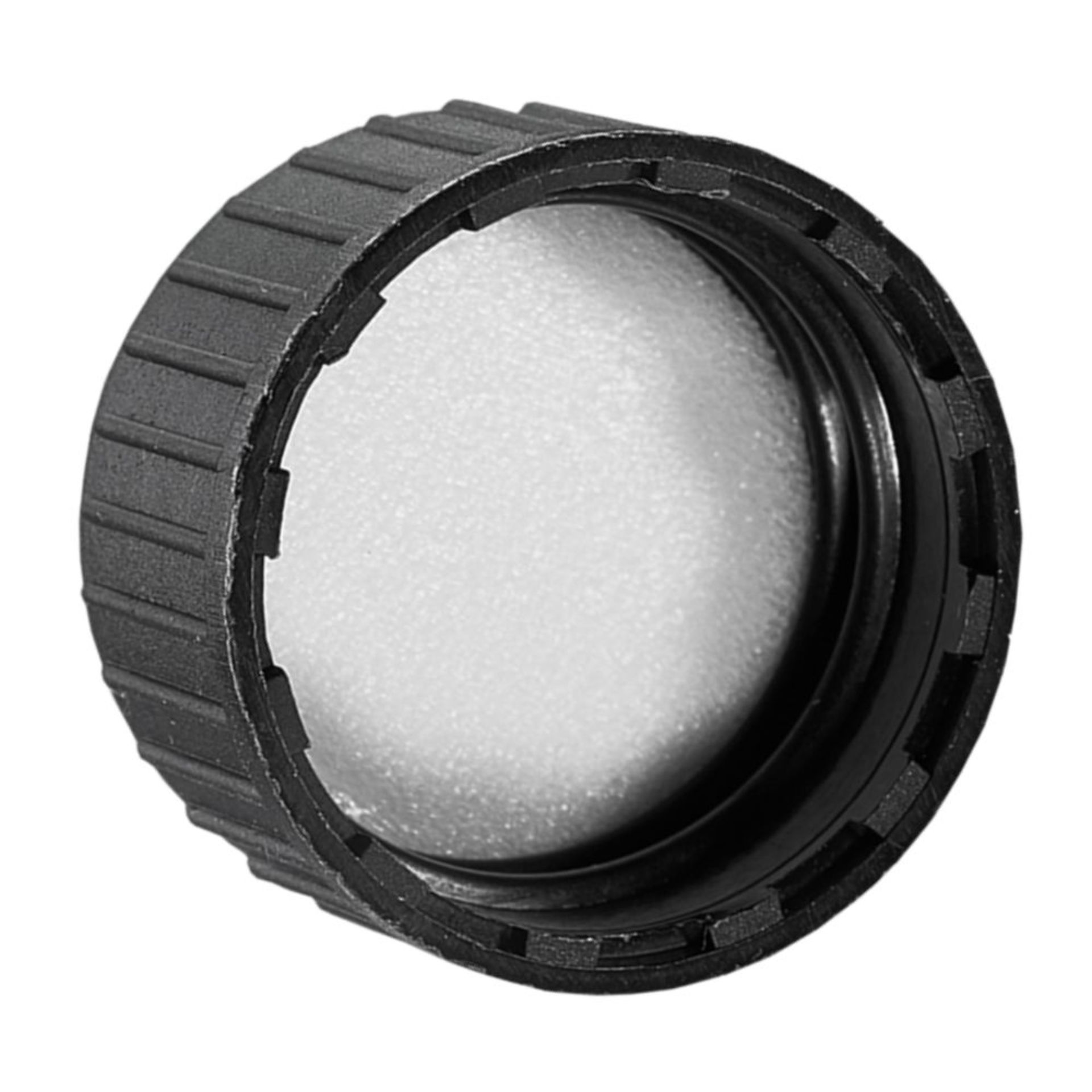 Schwarze DIN 22 Einlage für Flaschen, Gläser und Dosen - langlebiges, sicheres Verpackungselement für optimalen Schutz und Stabilität.