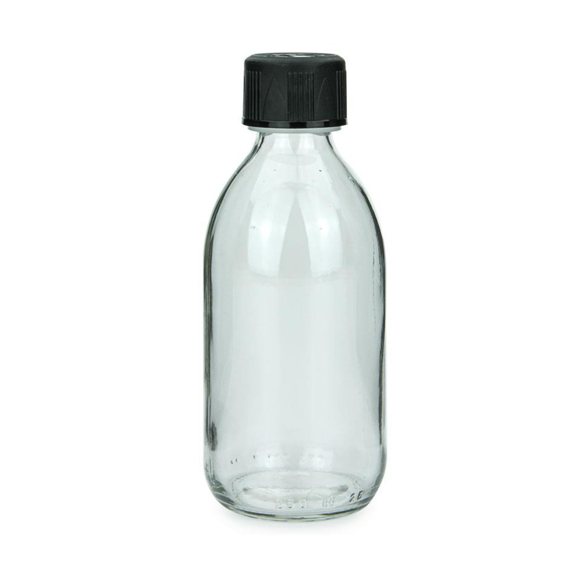 Glasflasche 250 ml Sirupflasche Schraubdeckel (Kindersicherung) Glasflasche 250 ml Sirupflasche Schraubdeckel (Kindersicherung)