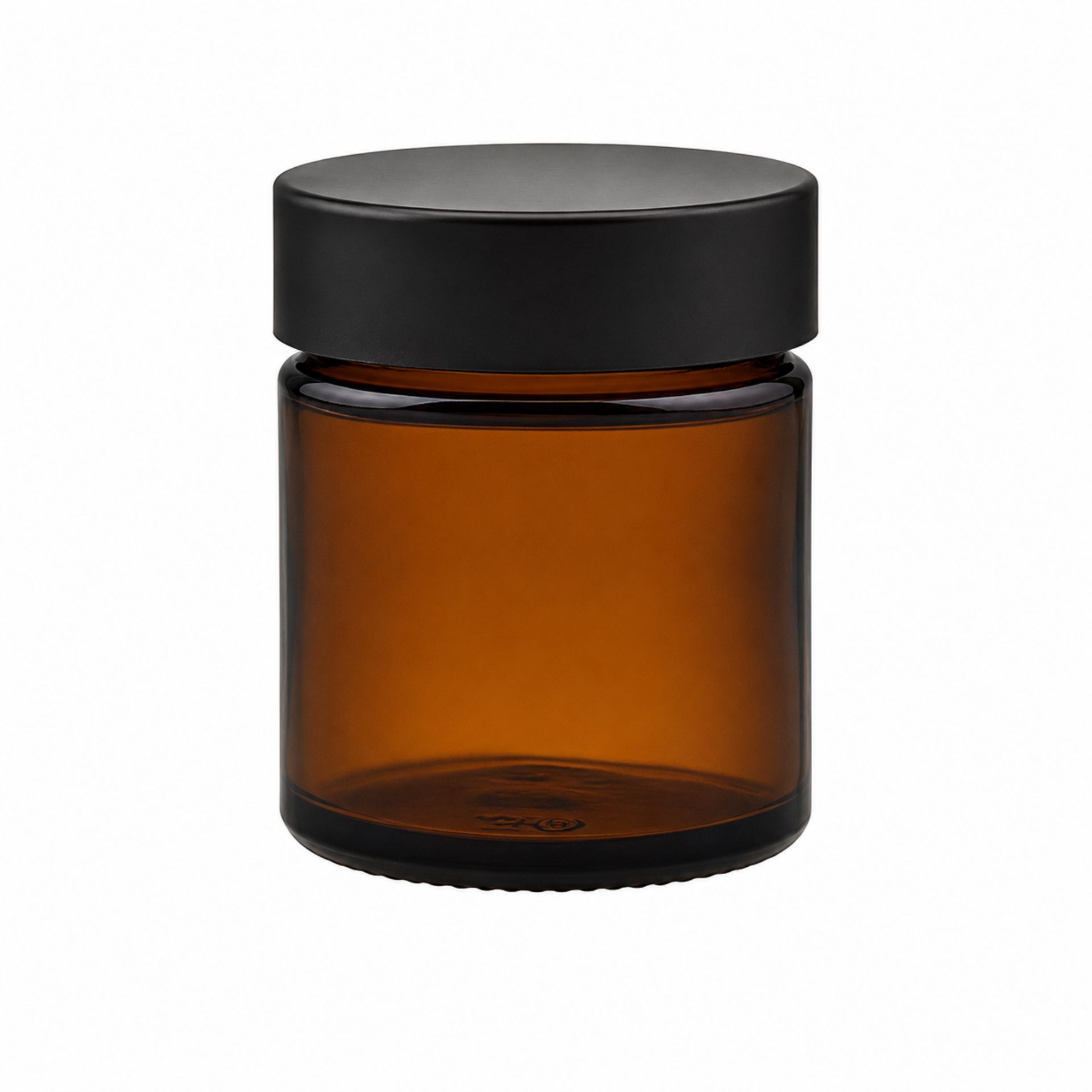 Glastiegel  30 ml Cremetiegel braun