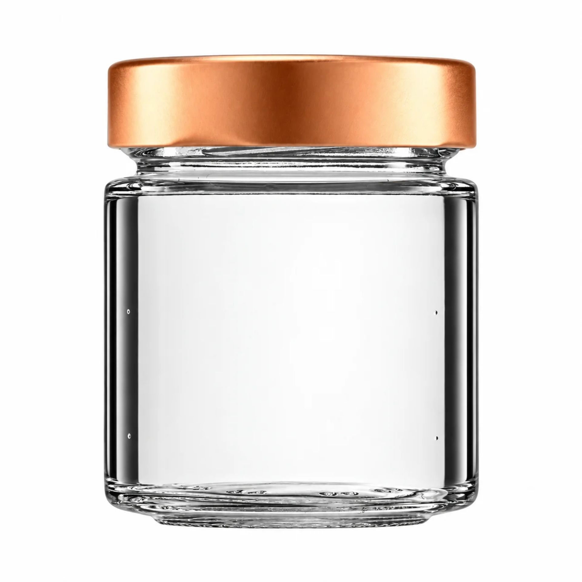 mikken ART Glasdose  154 ml mikken ART mit Deckel Kupfer