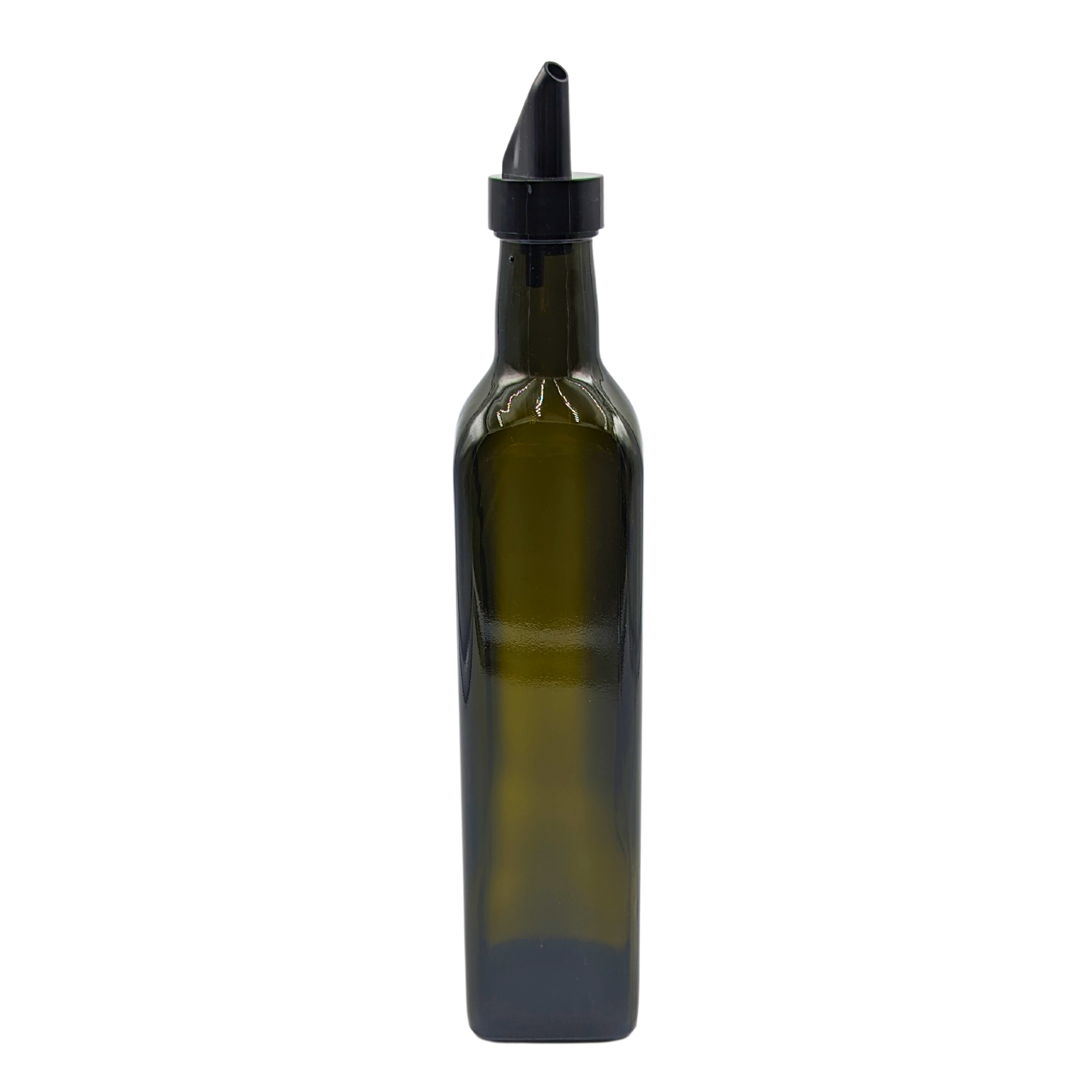 mikken 500 ml Ölflasche mit Ausgiesser Glasflasche für Olivenöl Maraska Öldosierer Ölspender