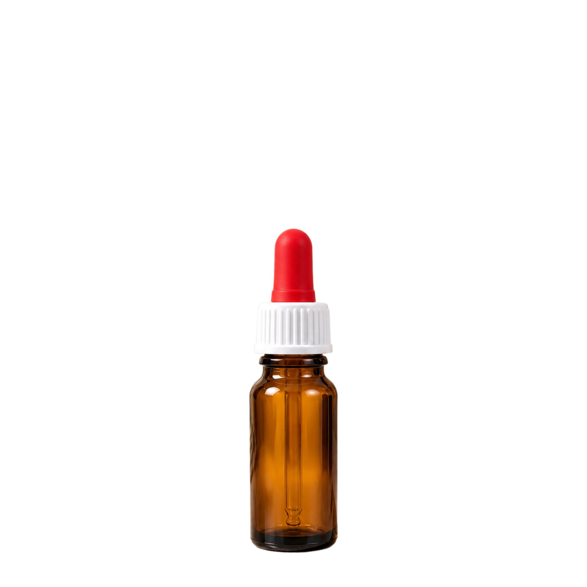 Braune Pipettenflasche 10 ml als Dosierflasche ideal für Flüssigkeiten und ätherische Öle.