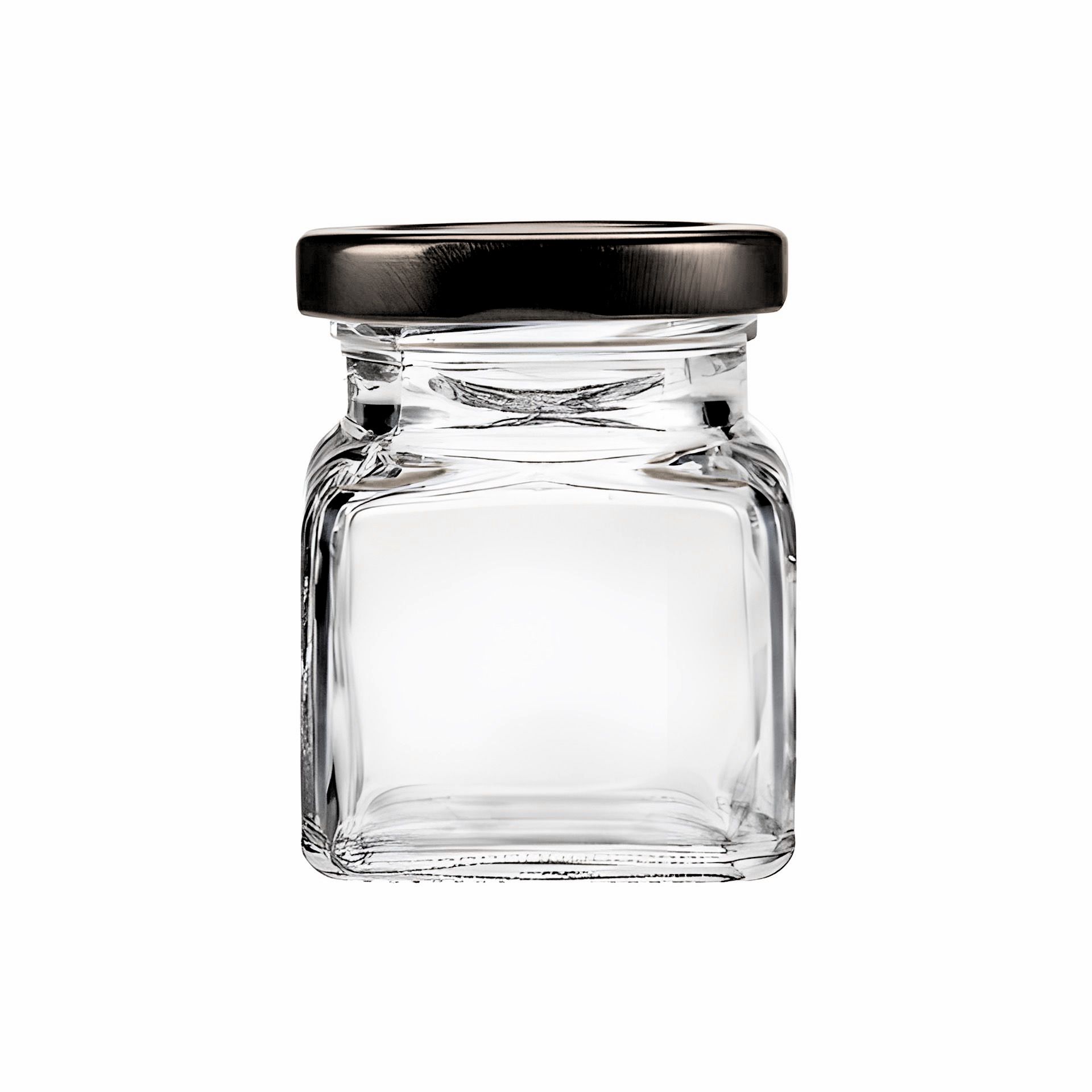 Einmachglas  120 ml Quadratglas
