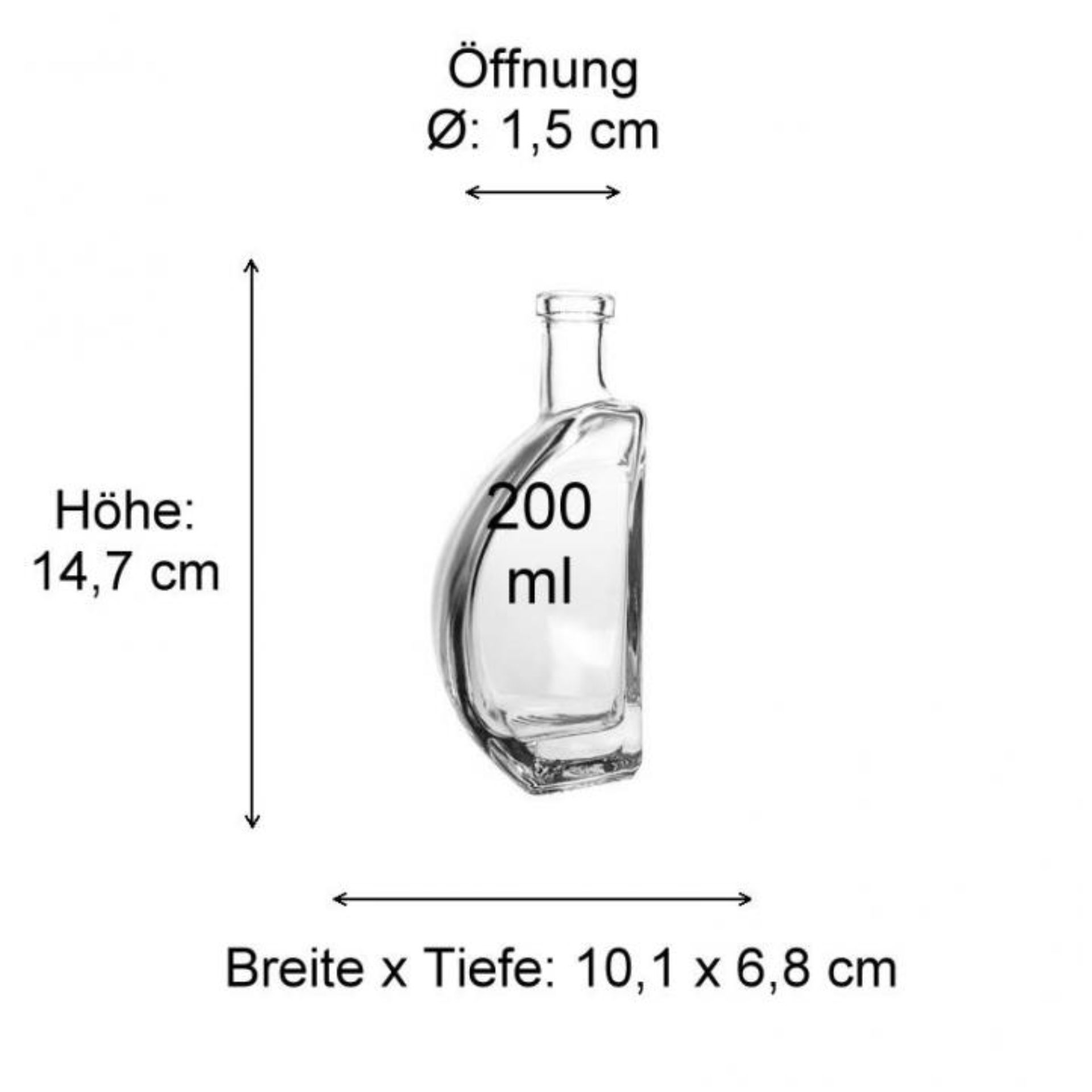 Bild eines Trios von Glaskugeln auf weißem Hintergrund, jede Kugel in einer klaren, durchsichtigen Ausführung, die das Licht sanft reflektiert. Geeignet für Dekoration und kreative Präsentationen.