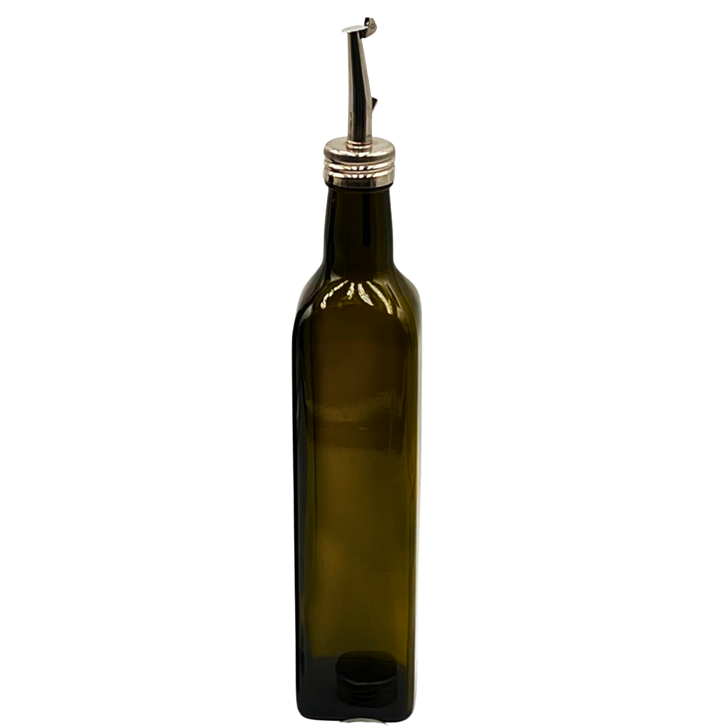 mikken Essig- und Ölflasche 500 ml mit Ausgiesser tropffrei made in germany Braunglas 