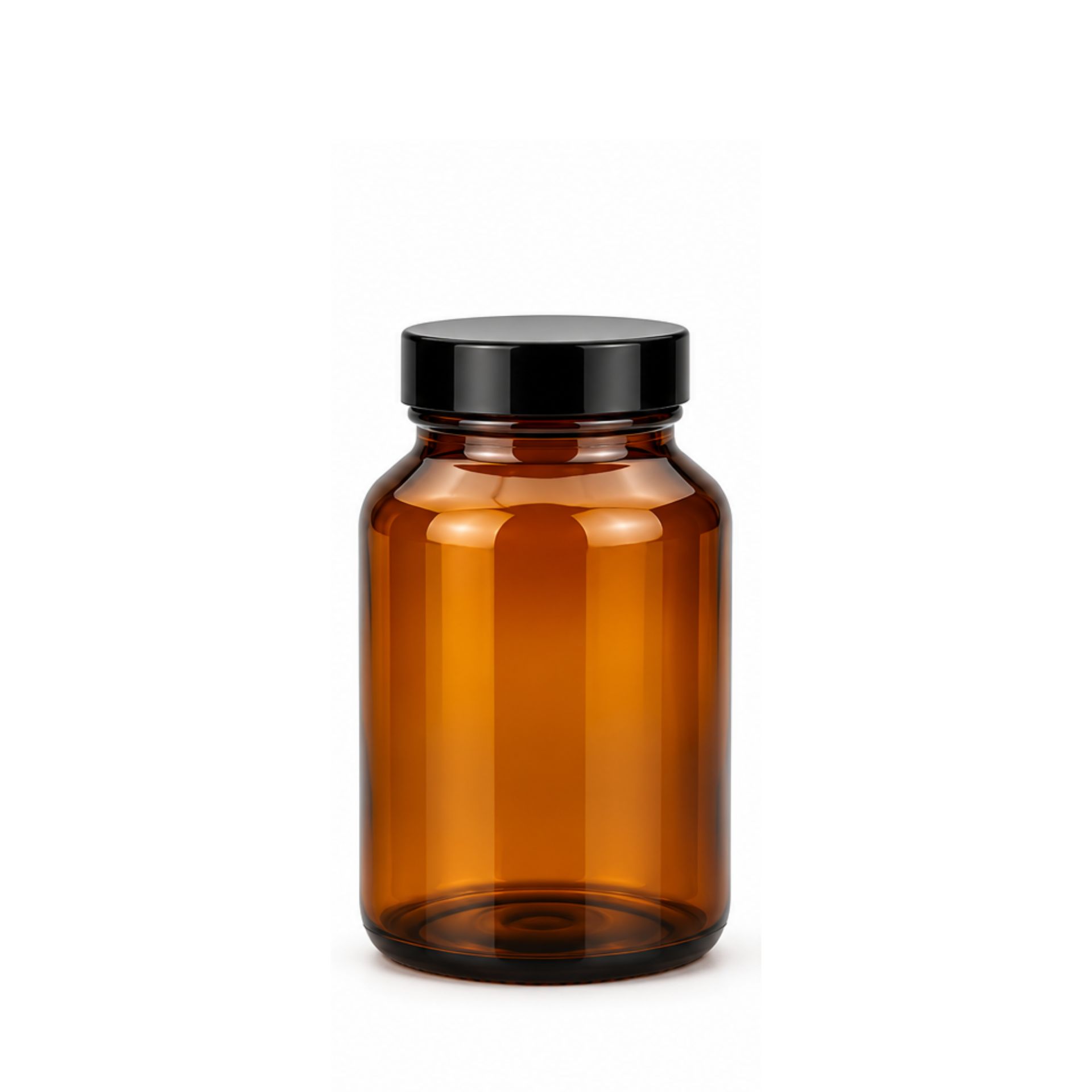 Apothekerglas   200 ml Weithalsglas braun Tablettenglas
