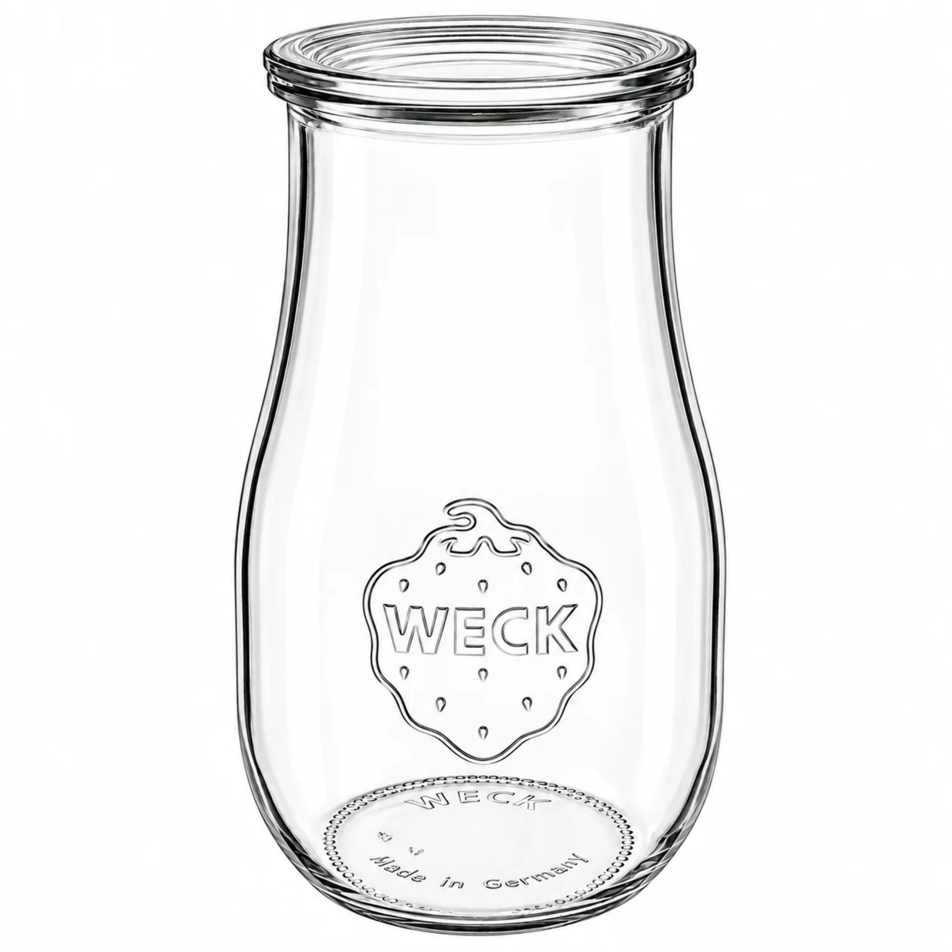 WECK Tulpenglas 2700 ml Rundrandglas mit Deckel