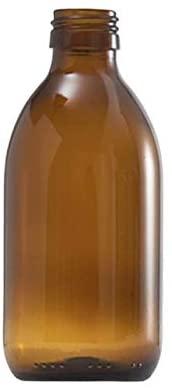 mikken 250 ml braune Dosierflasche Pumpspender Glas