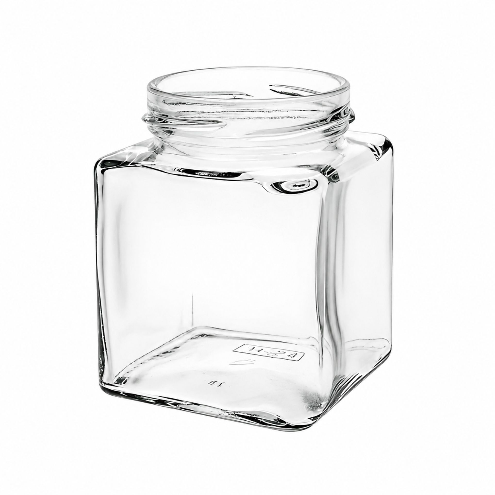 Einmachglas  111 ml Quadratglas