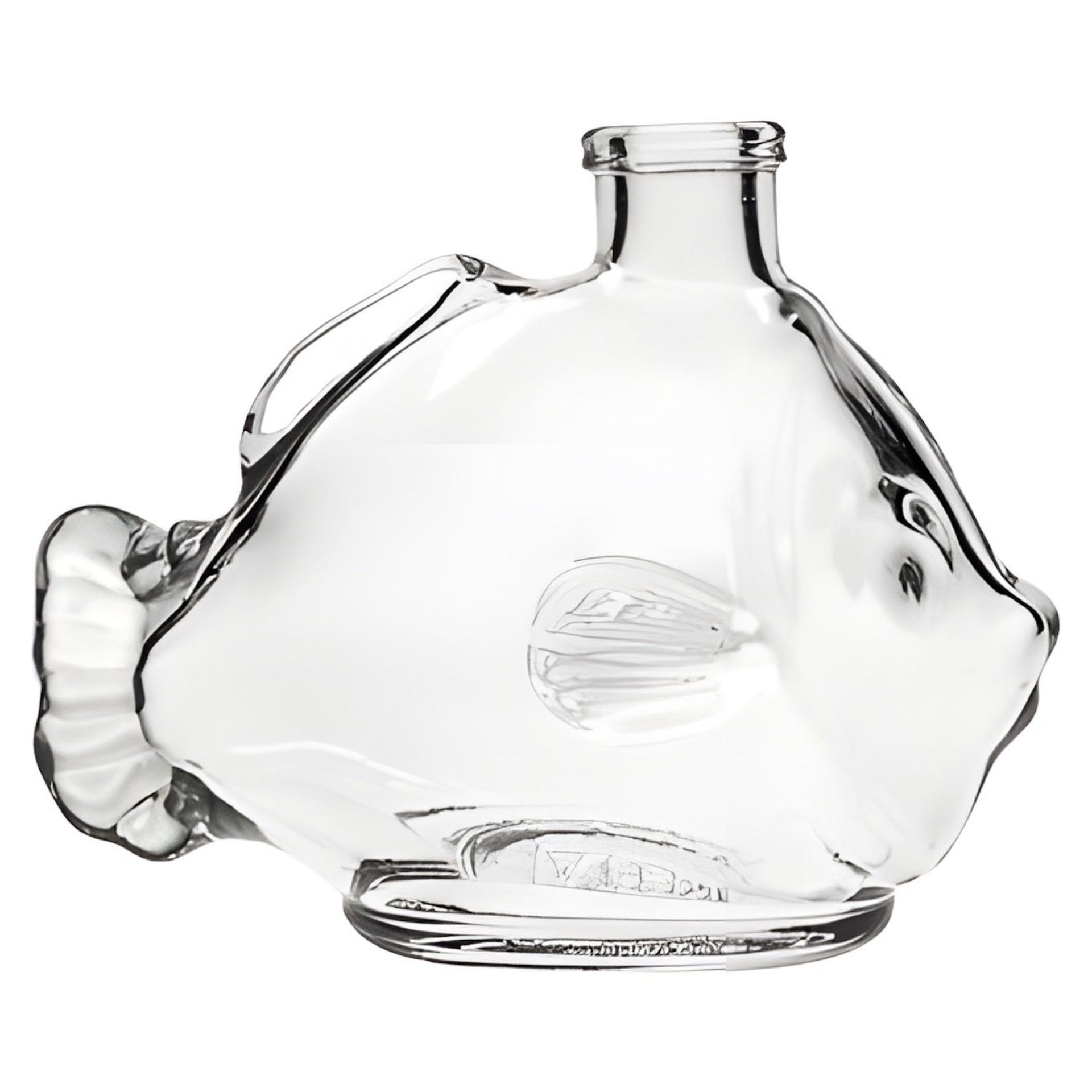 Glasflasche 200 ml Fisch mit Korken Glasflasche 200 ml Fisch mit Korken