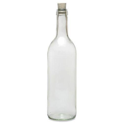 Glasflasche 750 ml mit Korken Weinflaschen