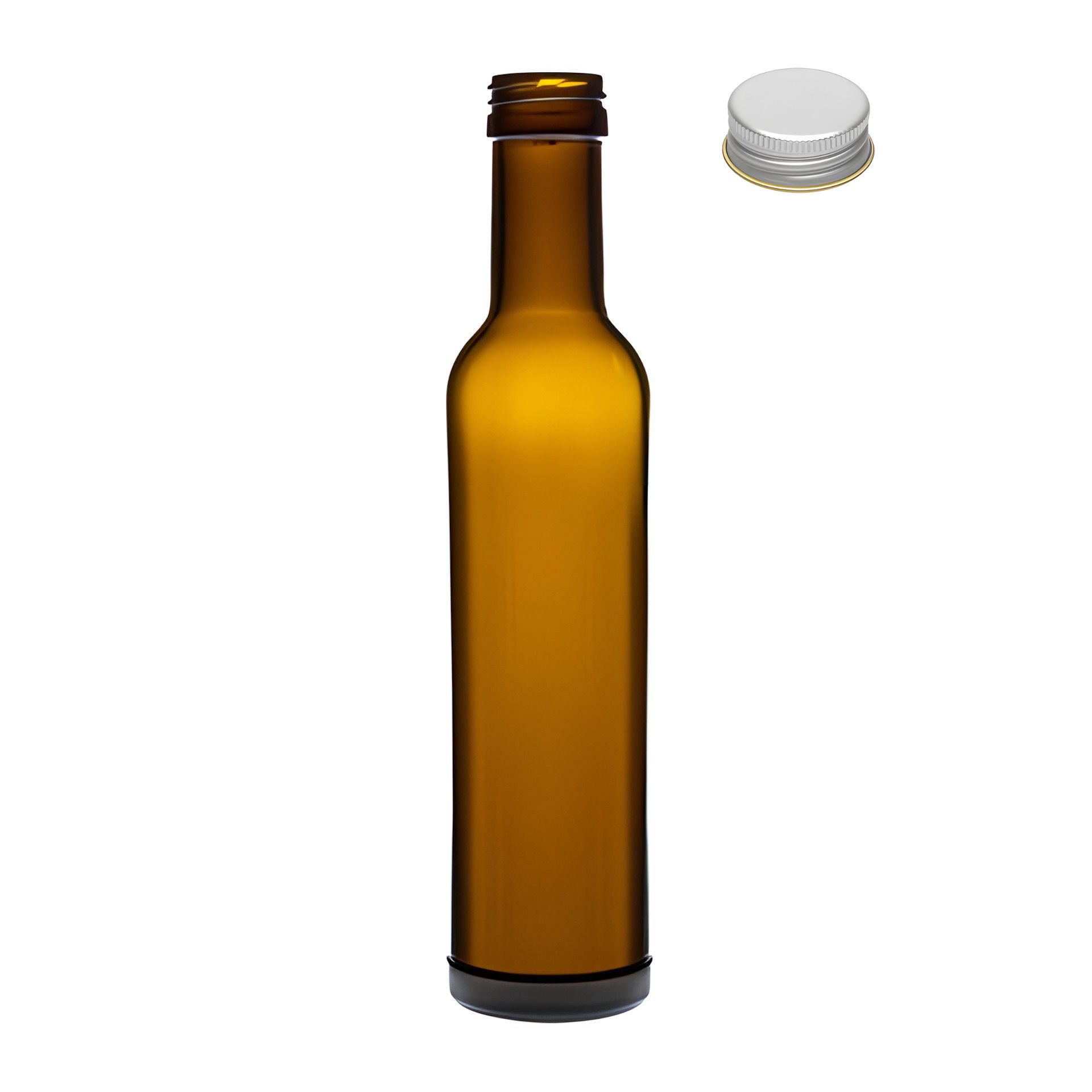 Glasflasche 250 ml braun Ölflasche Glasflasche 250 ml braun Ölflasche