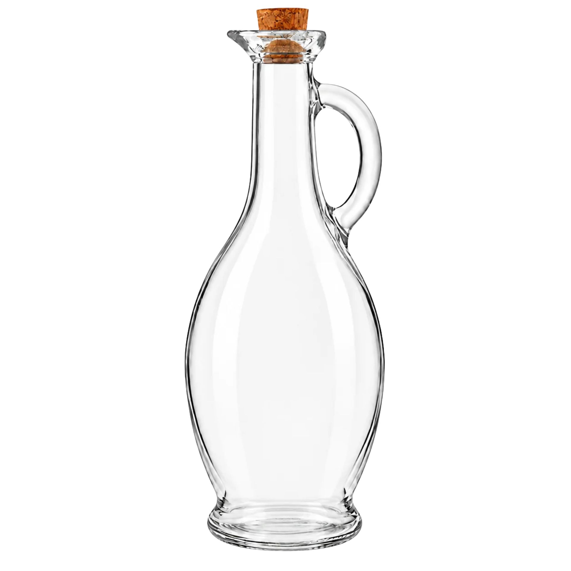 Glasflasche  500 ml Egizia Amphore mit Korken