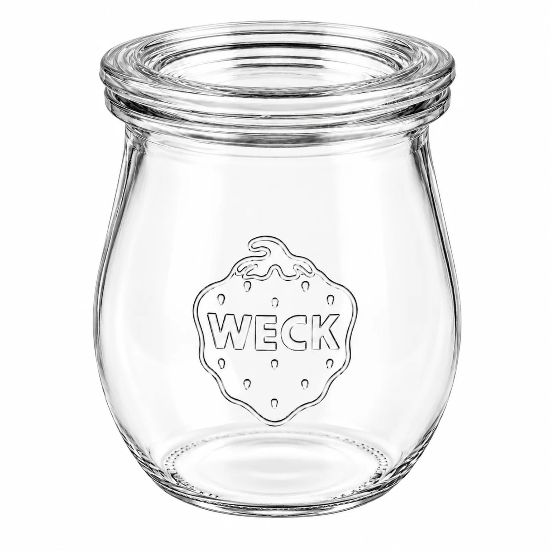 WECK Tulpenglas  220 ml Rundrandglas mit Deckel