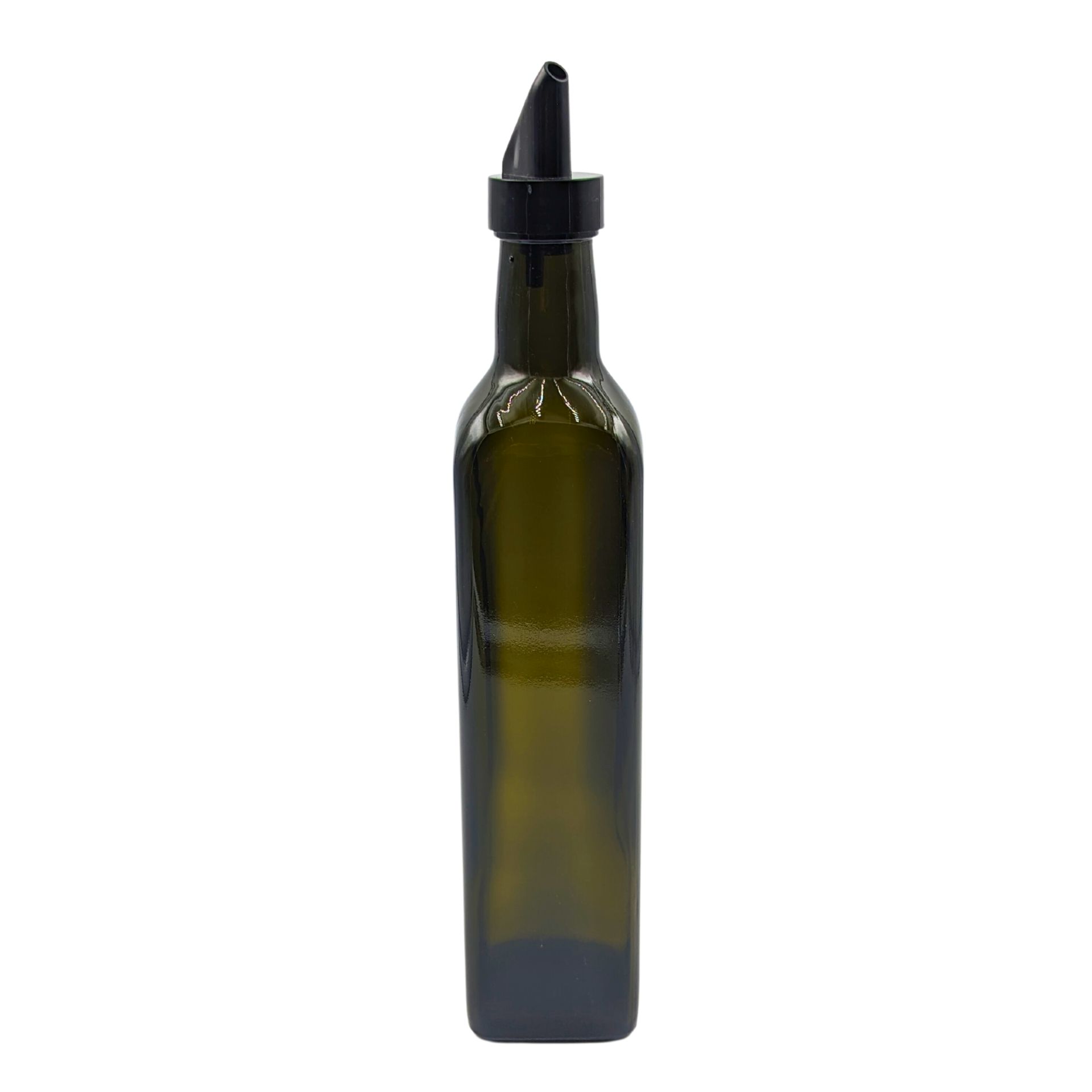 Kunststoffflasche mit blauem Verschluss auf transparentem Hintergrund Transparenter, leerer Kunststoffbecher mit breitem Rand, auf weißem Hintergrund stehend.