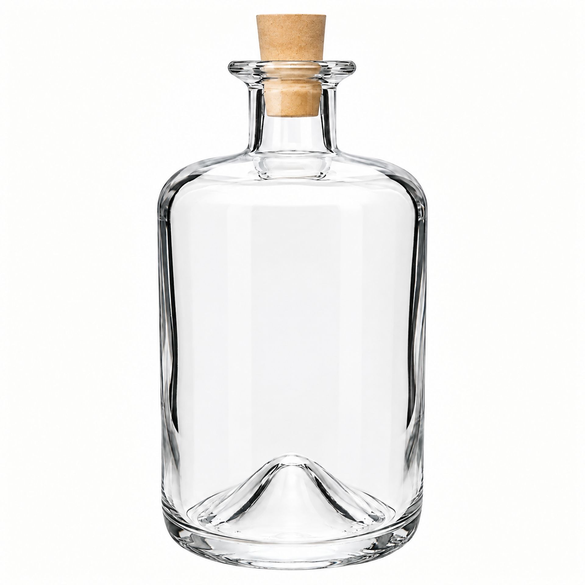 Glasflasche  500 ml Apothekerflasche mit Korken